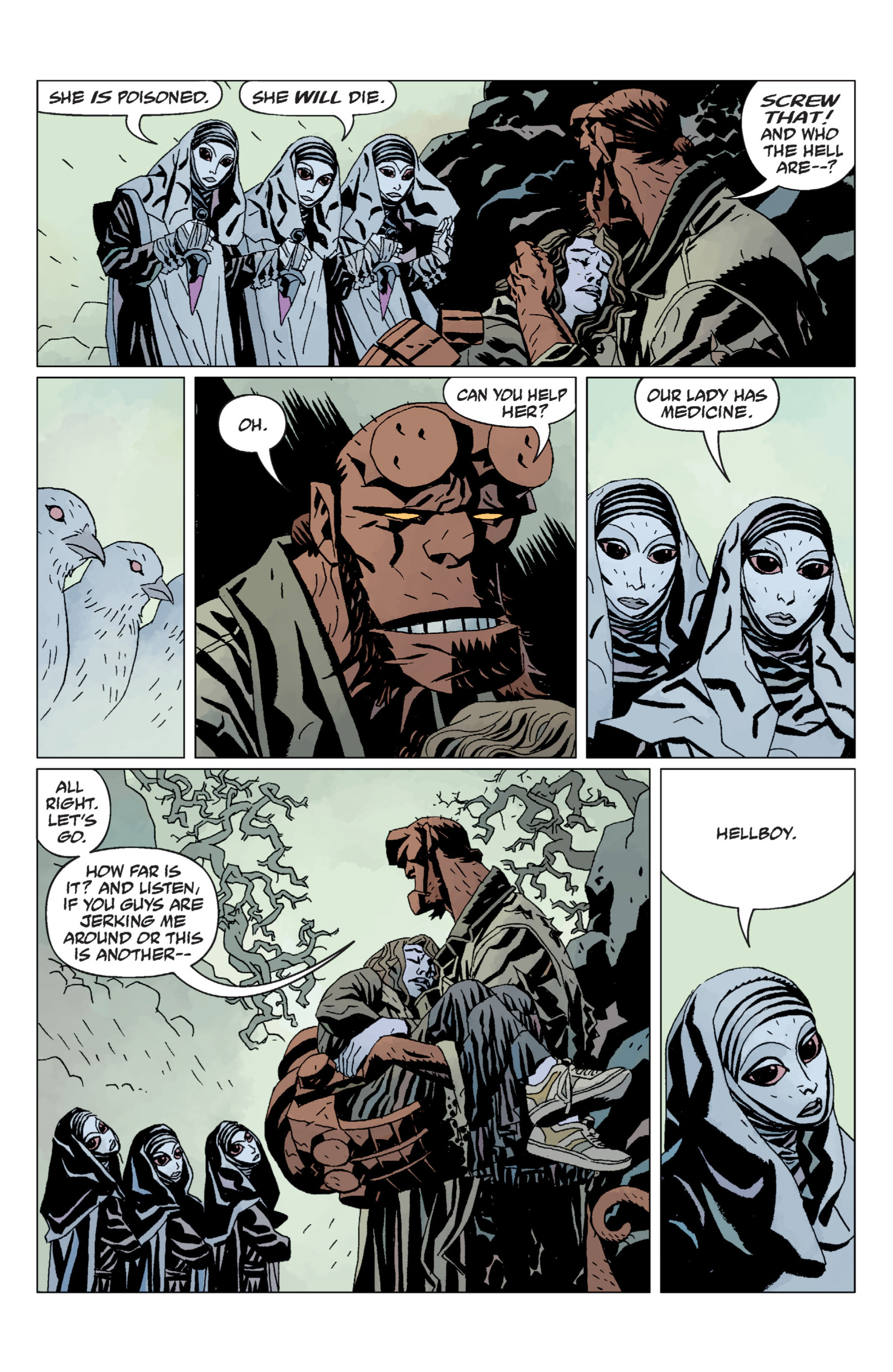 Read online Hellboy comic -  Issue #9 - 91