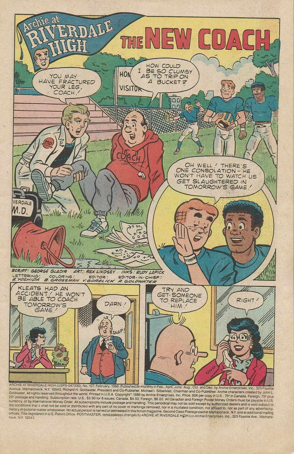 Read online Archie at Riverdale High (1972) comic -  Issue #107 - 3