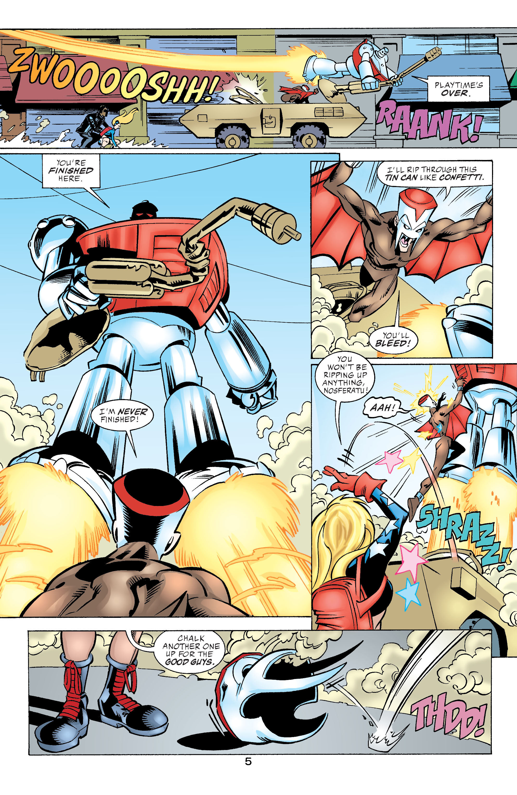 Read online Stars and S.T.R.I.P.E. comic -  Issue #14 - 5