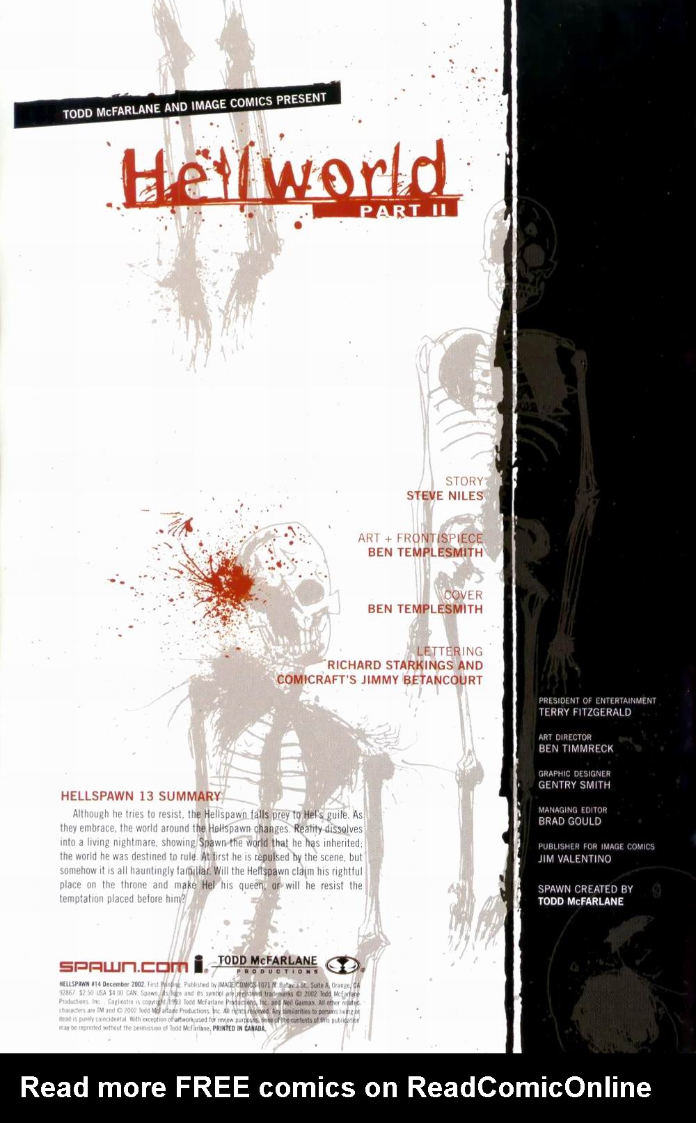 Read online Hellspawn comic -  Issue #14 - 2
