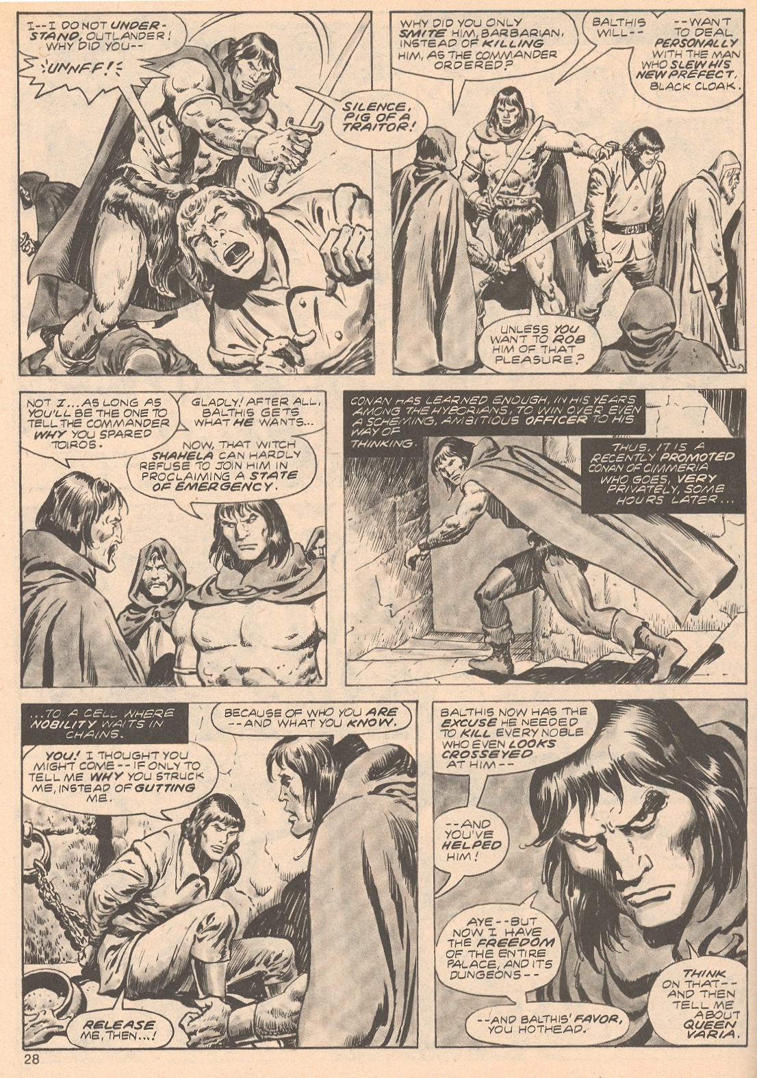 Read online The Savage Sword Of Conan comic -  Issue #68 - 28
