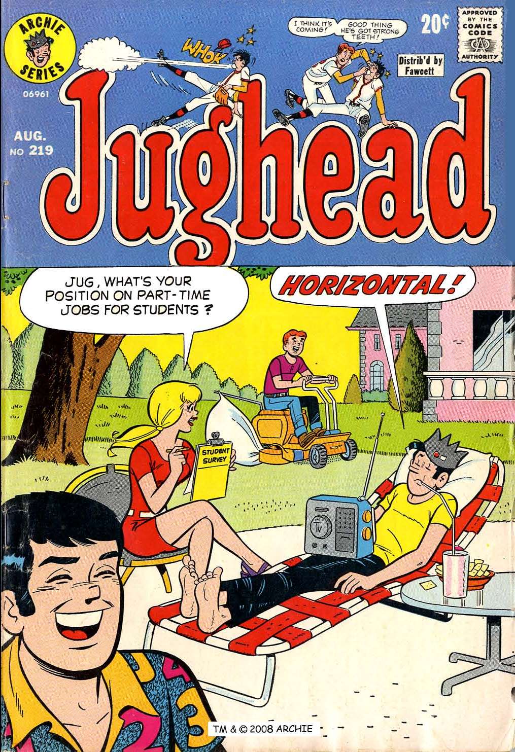 Read online Jughead (1965) comic -  Issue #219 - 1