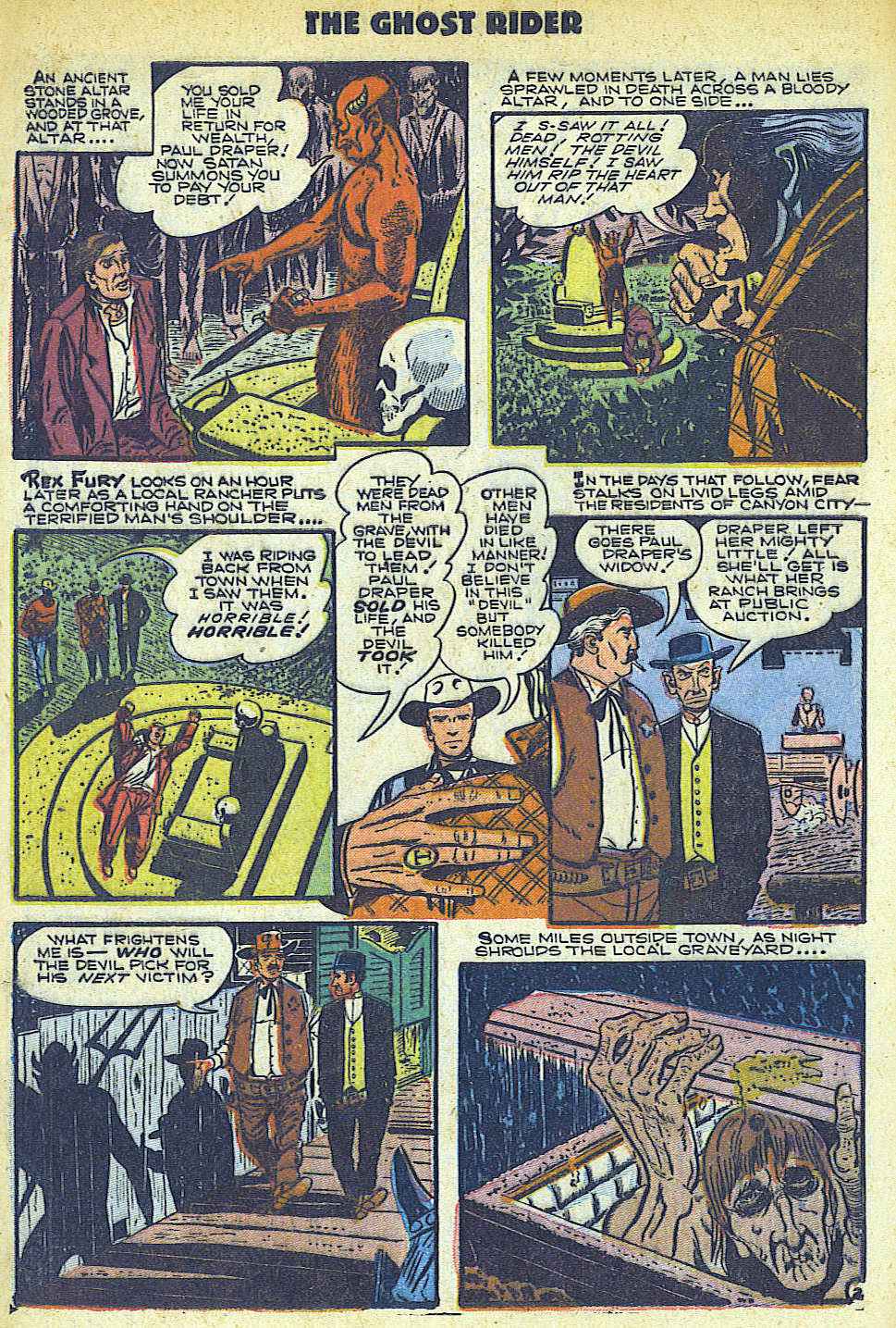 Read online The Ghost Rider (1950) comic -  Issue #12 - 3