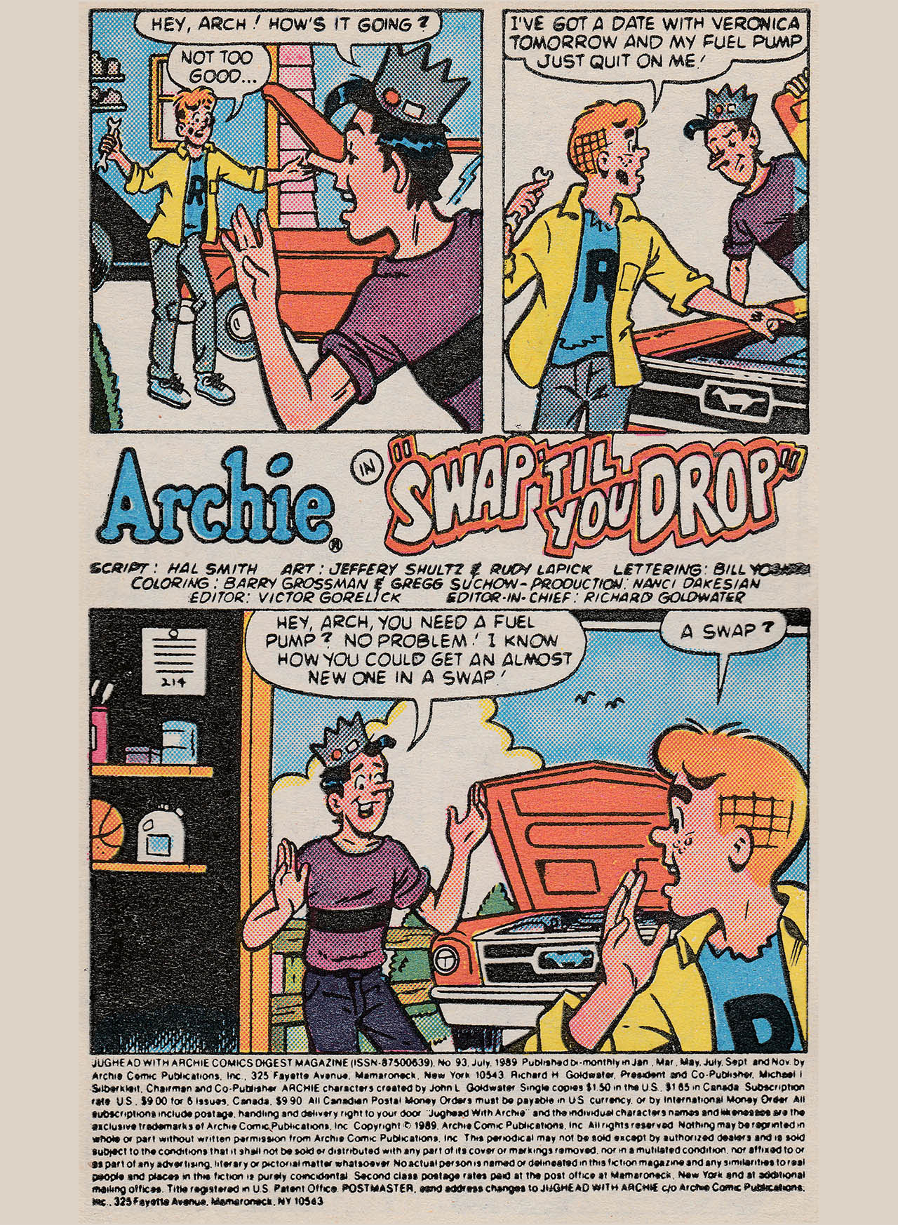 Read online Jughead with Archie Digest Magazine comic -  Issue #93 - 4