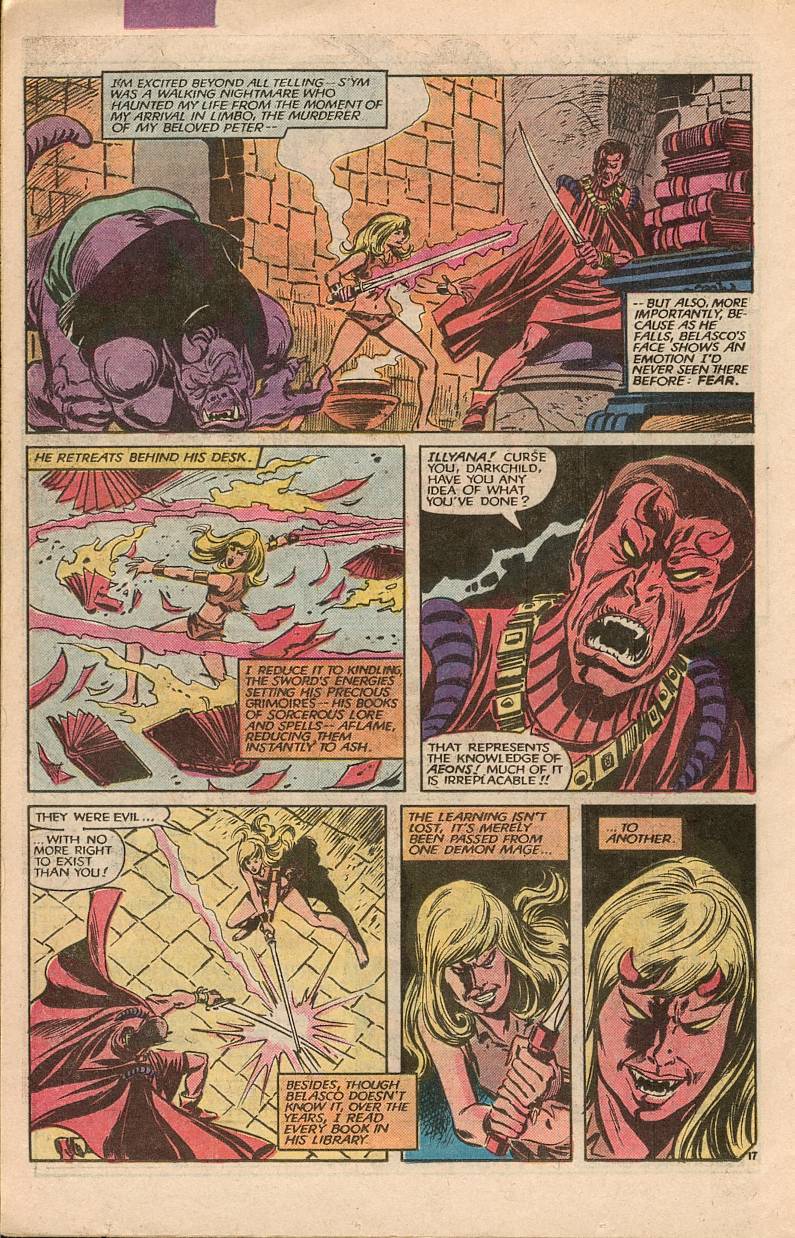 Read online Magik (Illyana and Storm Limited Series) comic -  Issue #4 - 18