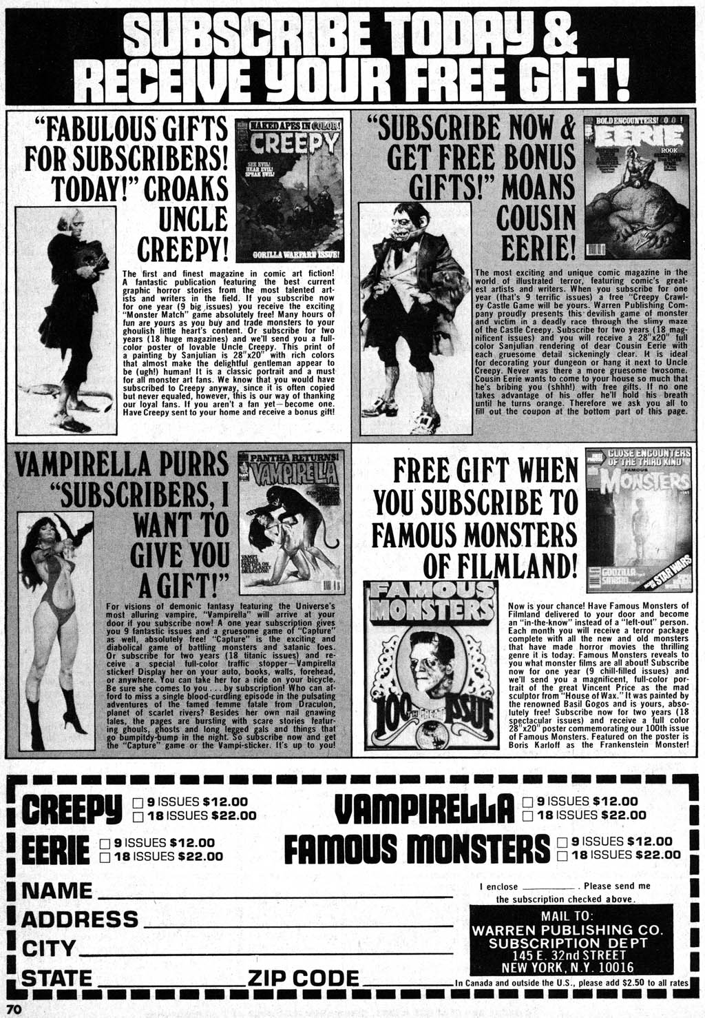 Read online Creepy (1964) comic -  Issue #95 - 69