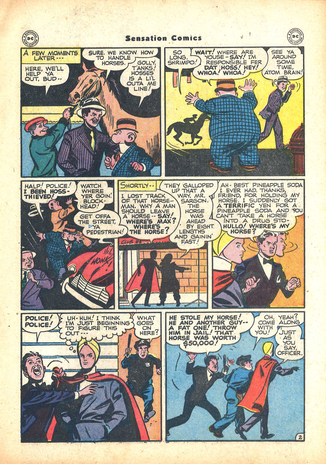 Read online Sensation (Mystery) Comics comic -  Issue #63 - 25