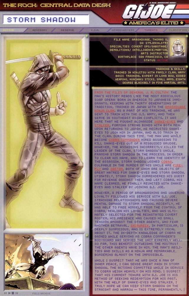 Read online G.I. Joe: Data Desk Handbook comic -  Issue #1 - 12