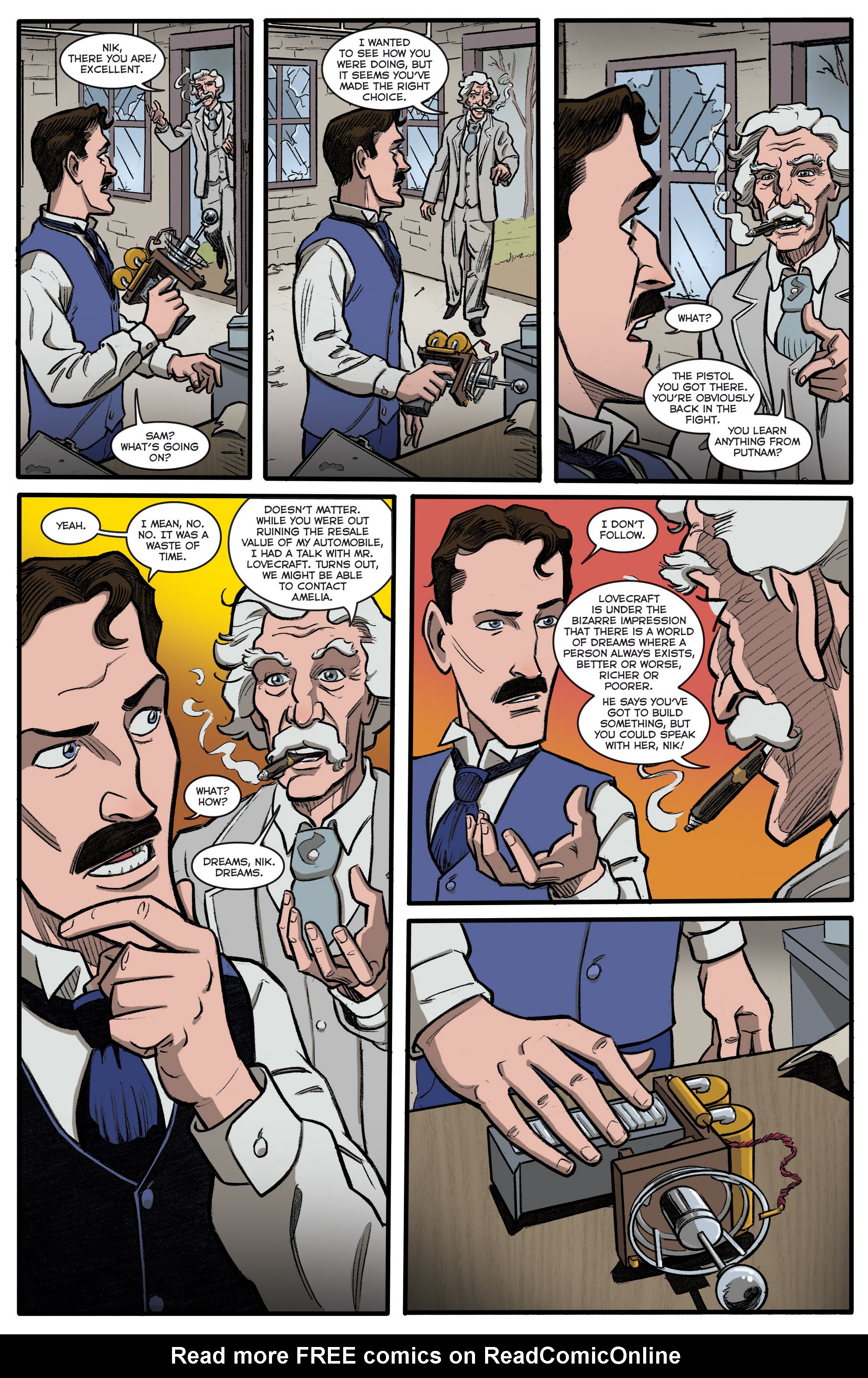 Read online Herald: Lovecraft and Tesla comic -  Issue #8 - 17