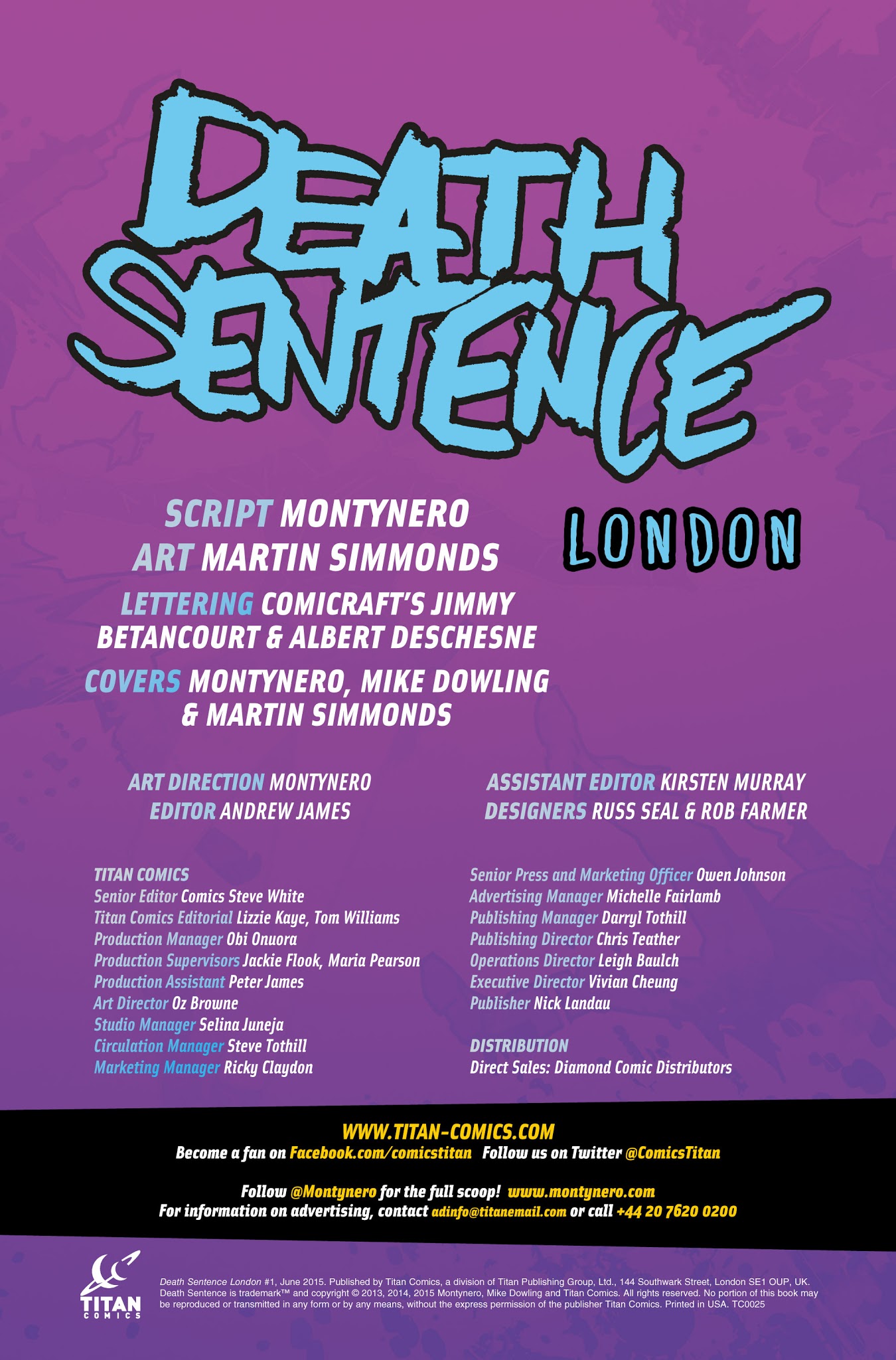 Read online Death Sentence London comic -  Issue #1 - 3
