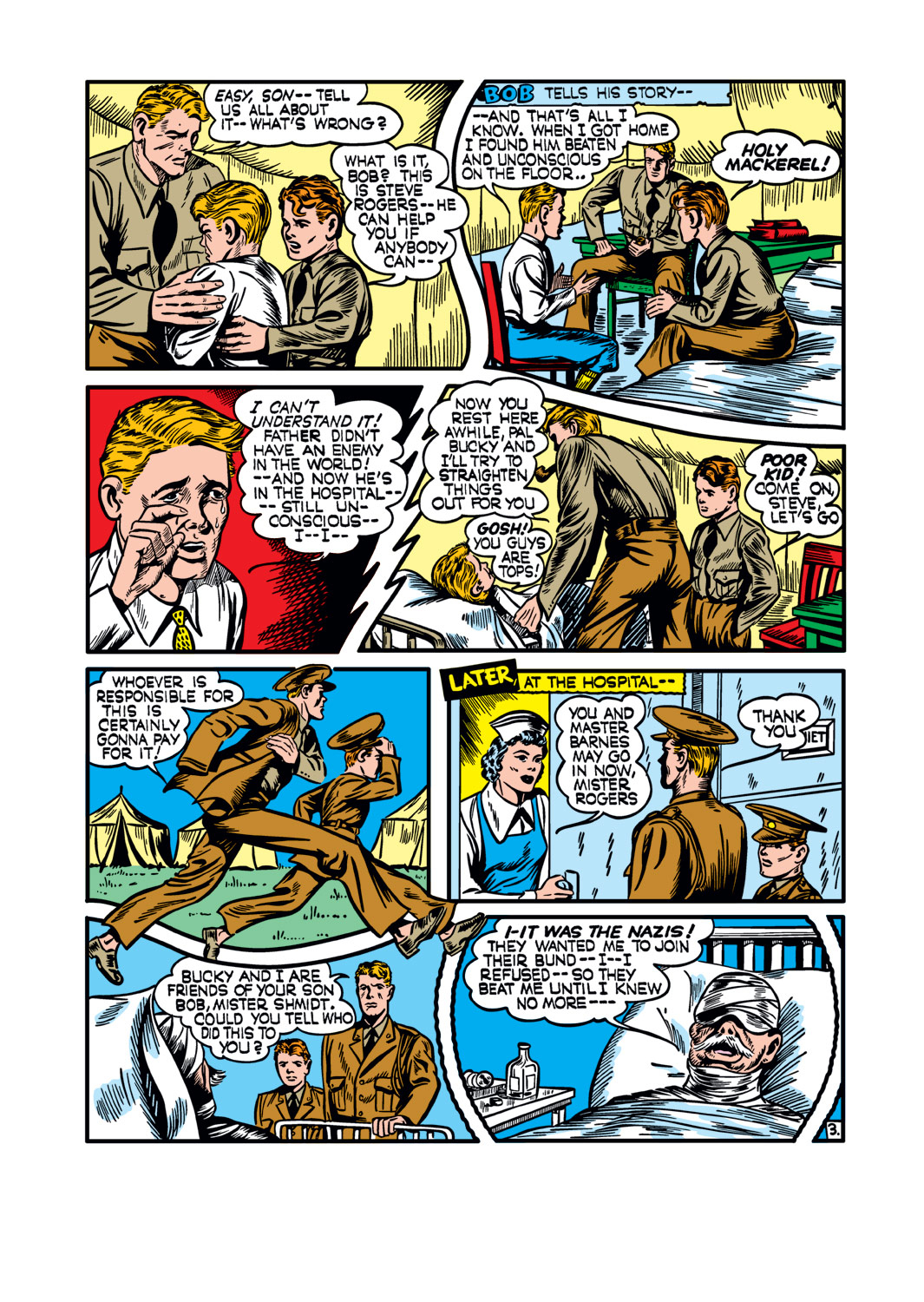 Read online Captain America Comics comic -  Issue #5 - 33