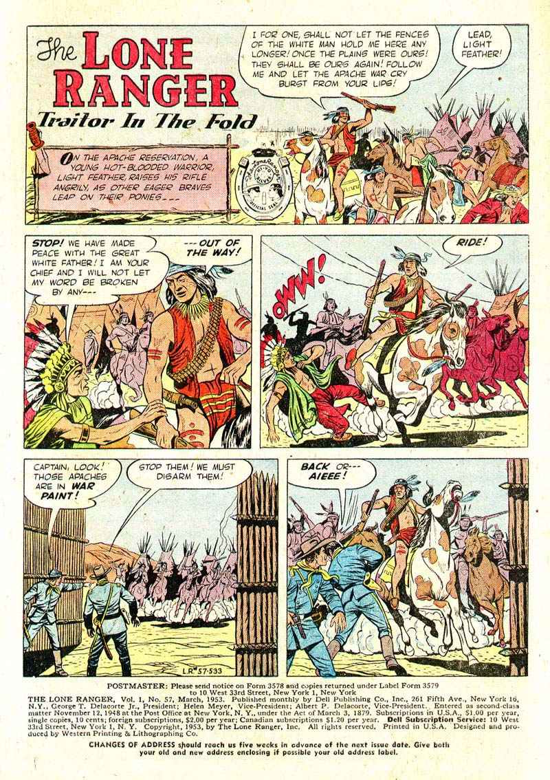 Read online The Lone Ranger (1948) comic -  Issue #57 - 2