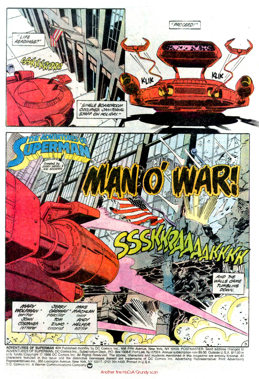 Read online Adventures of Superman (1987) comic -  Issue #424 - 4