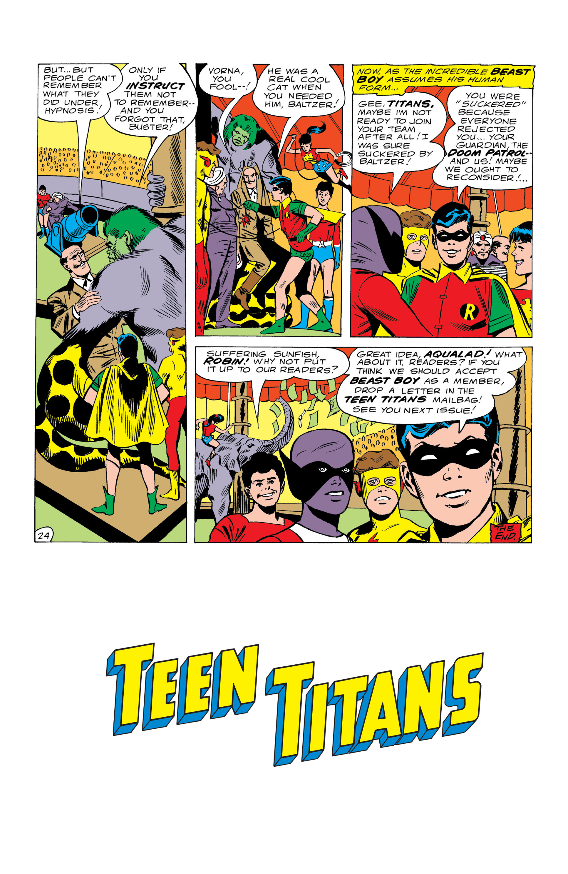Read online Teen Titans (1966) comic -  Issue #6 - 25