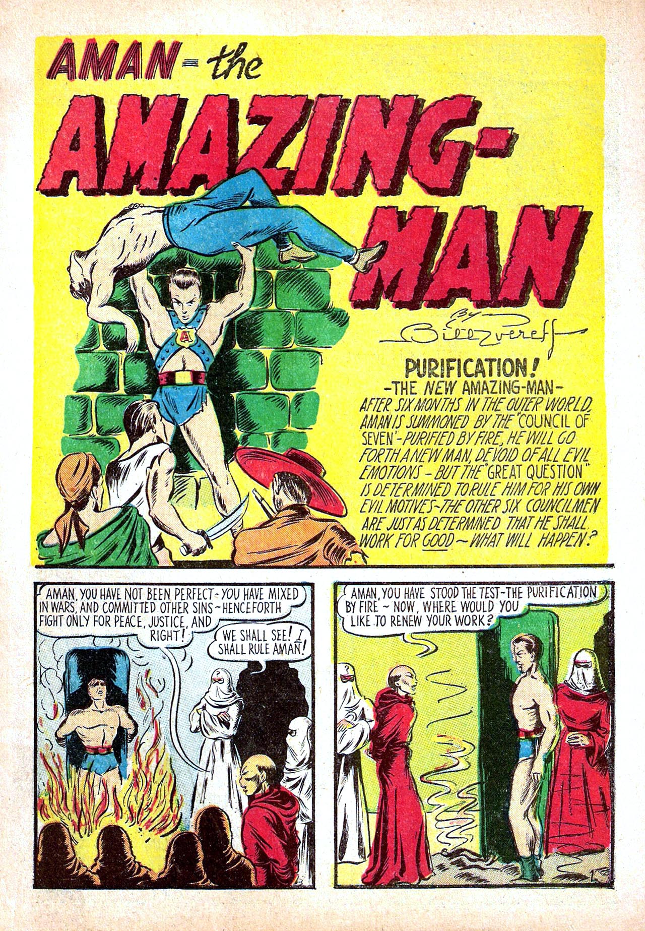 Read online Amazing Man Comics comic -  Issue #11 - 3