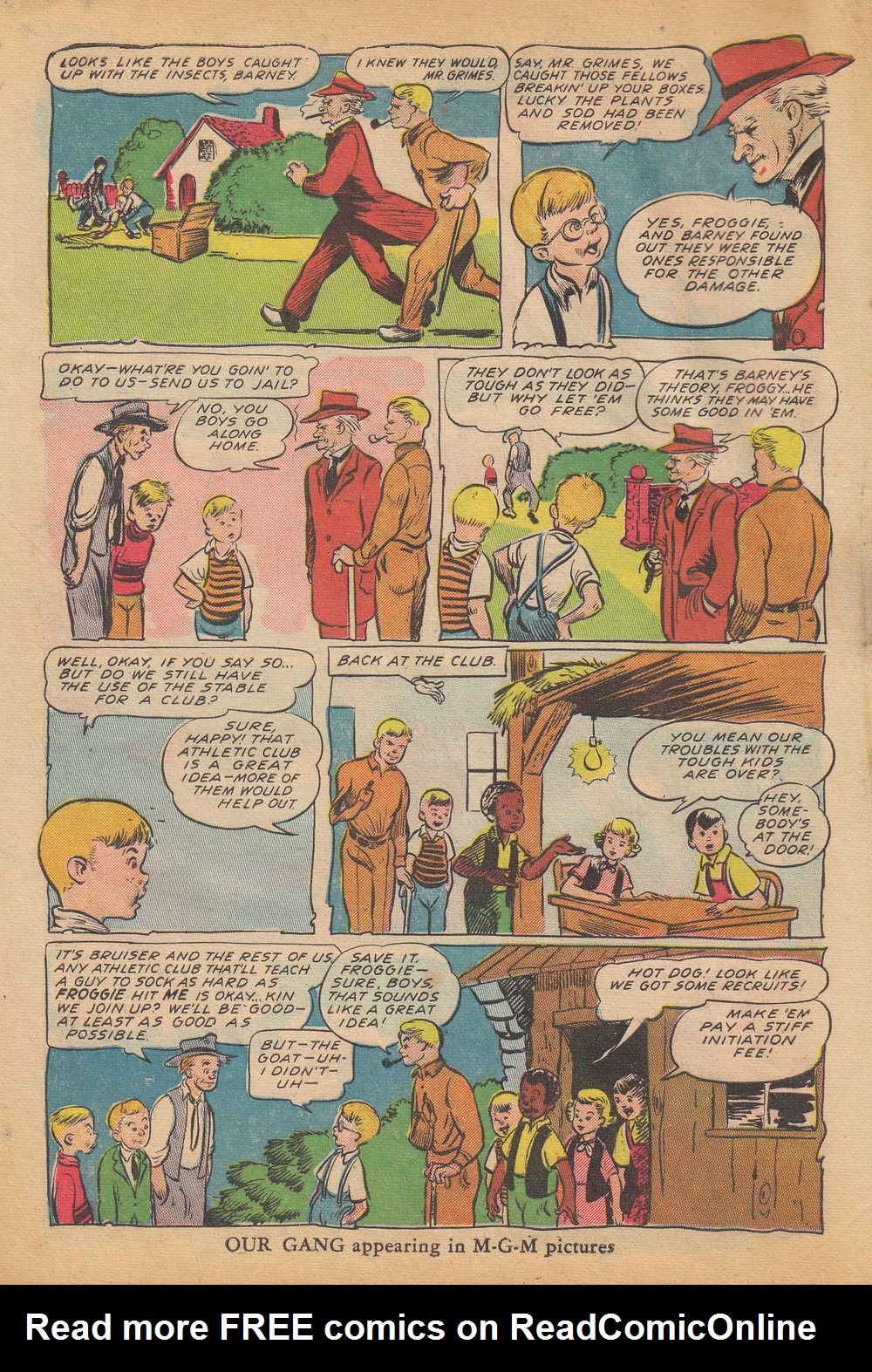 Read online Our Gang Comics comic -  Issue #13 - 14