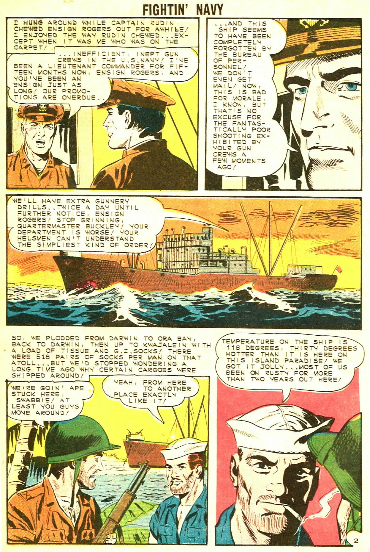 Read online Fightin' Navy comic -  Issue #117 - 16