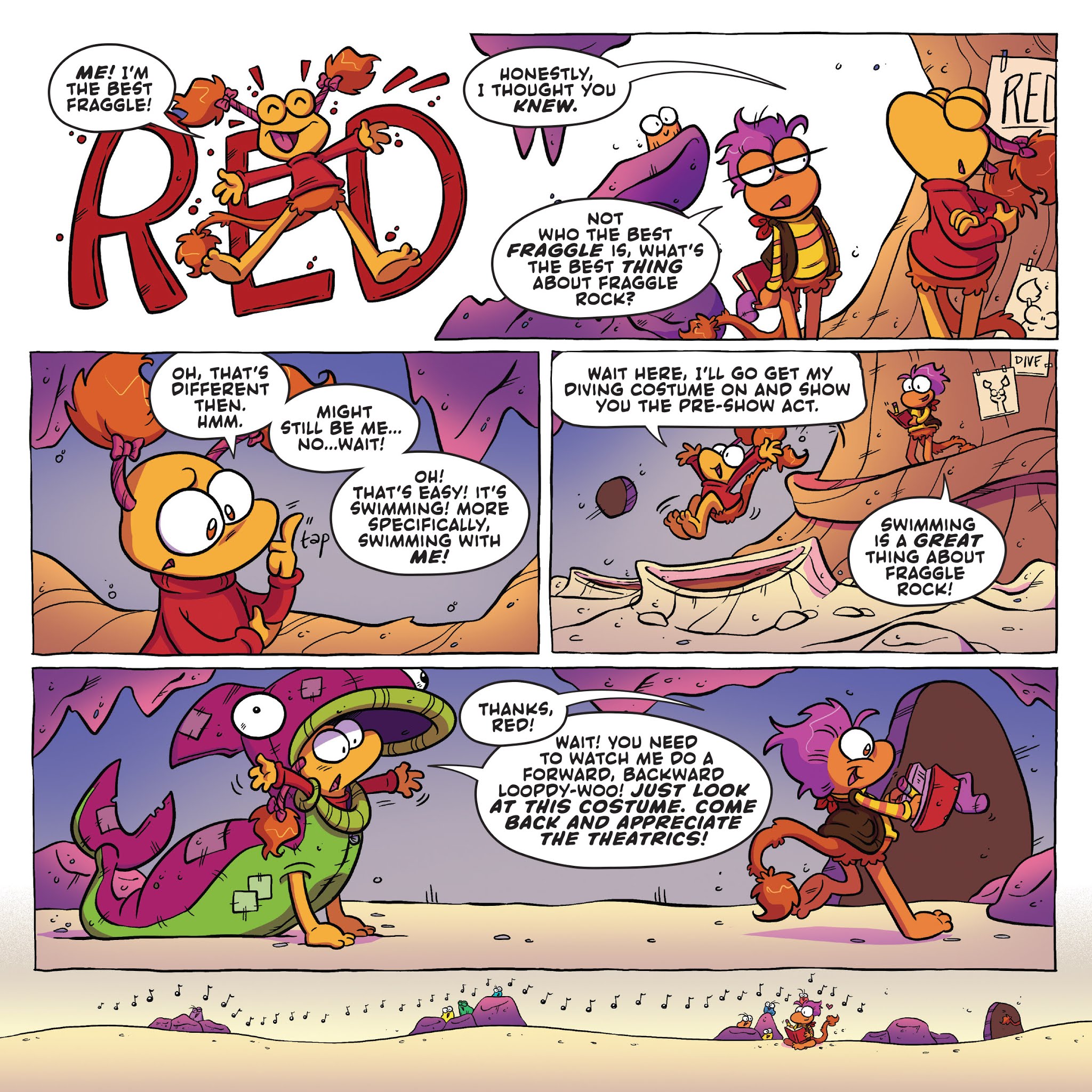 Read online Jim Henson's Fraggle Rock comic -  Issue #4 - 12