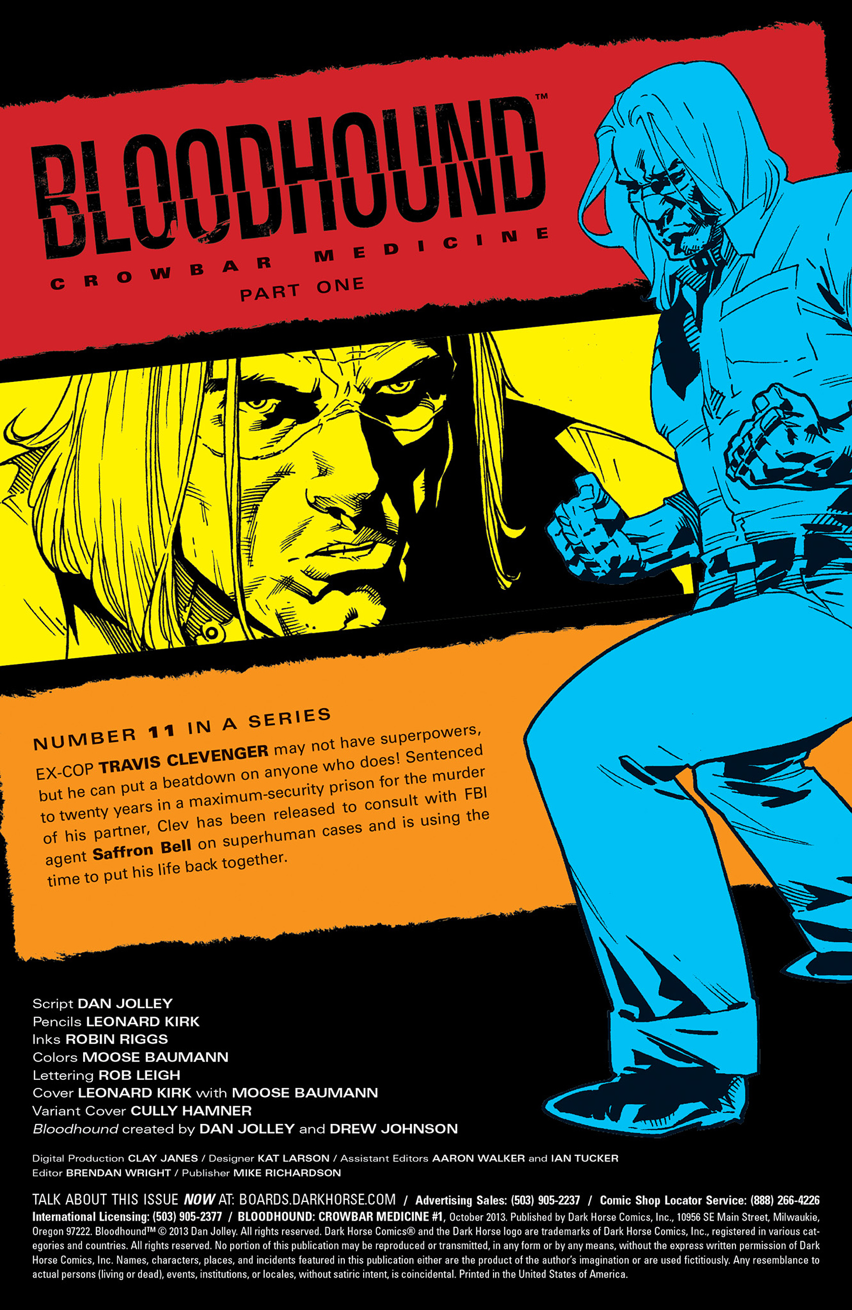 Read online Bloodhound: Crowbar Medicine comic -  Issue #1 - 2