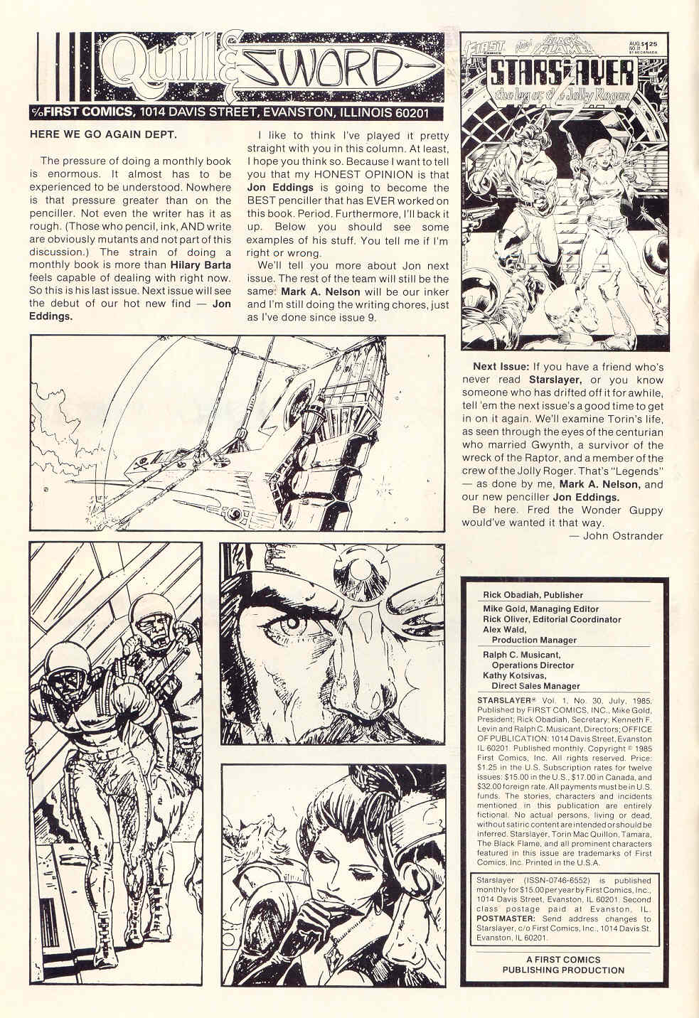 Read online Starslayer comic -  Issue #30 - 2