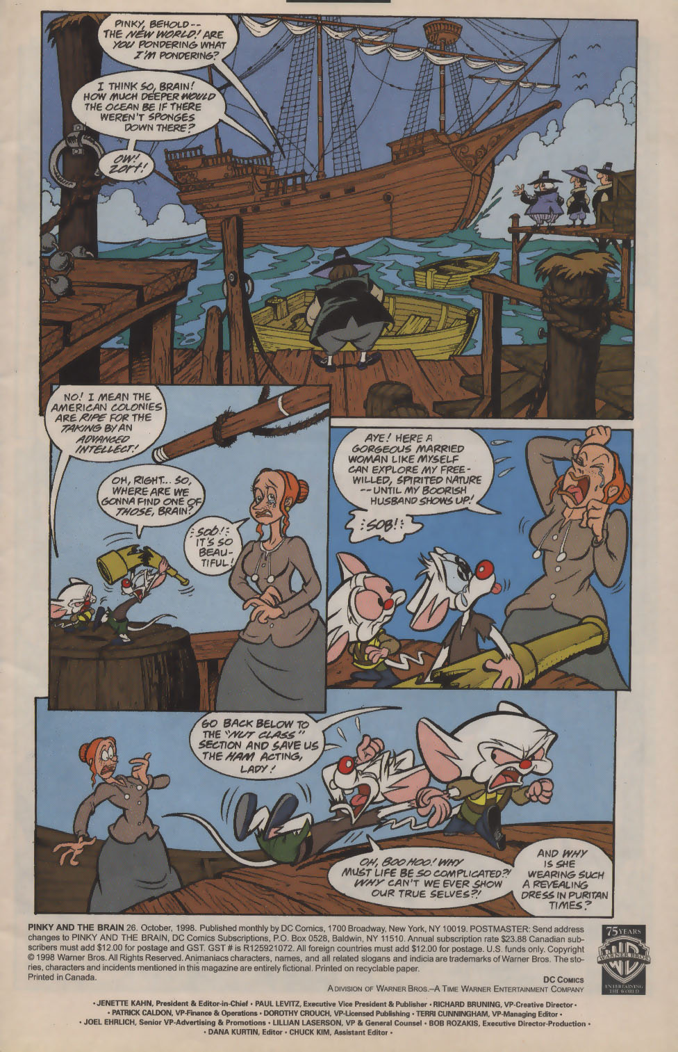Read online Pinky and The Brain comic -  Issue #26 - 2