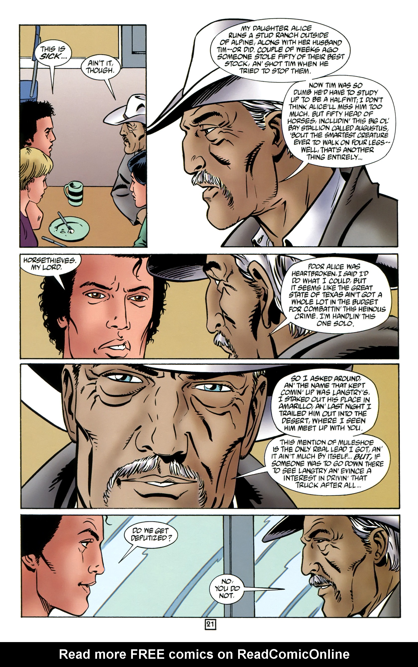 Read online Preacher: Tall in the Saddle comic -  Issue # Full - 23
