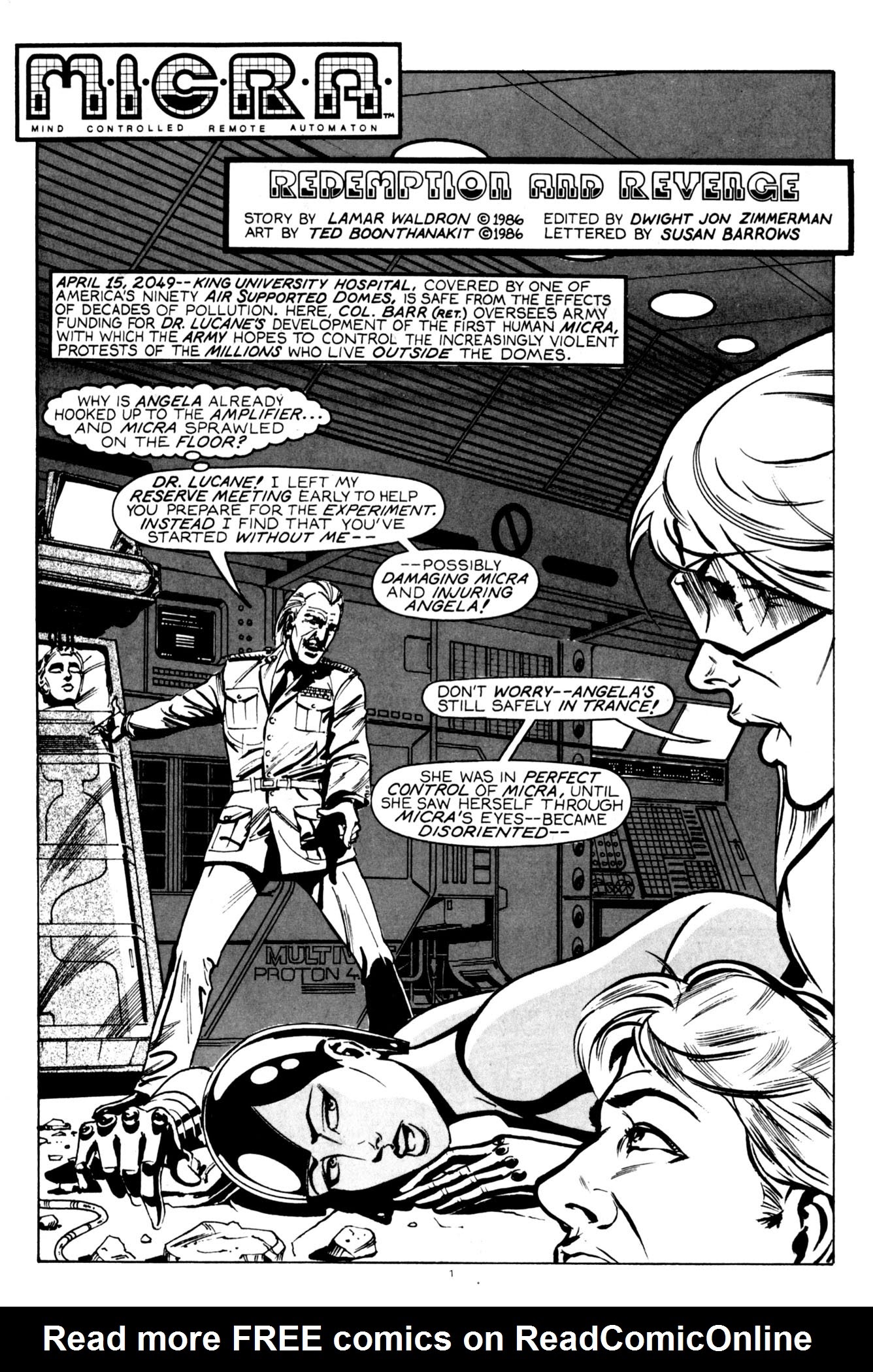 Read online MICRA: Mind Controlled Remote Automaton comic -  Issue #2 - 3