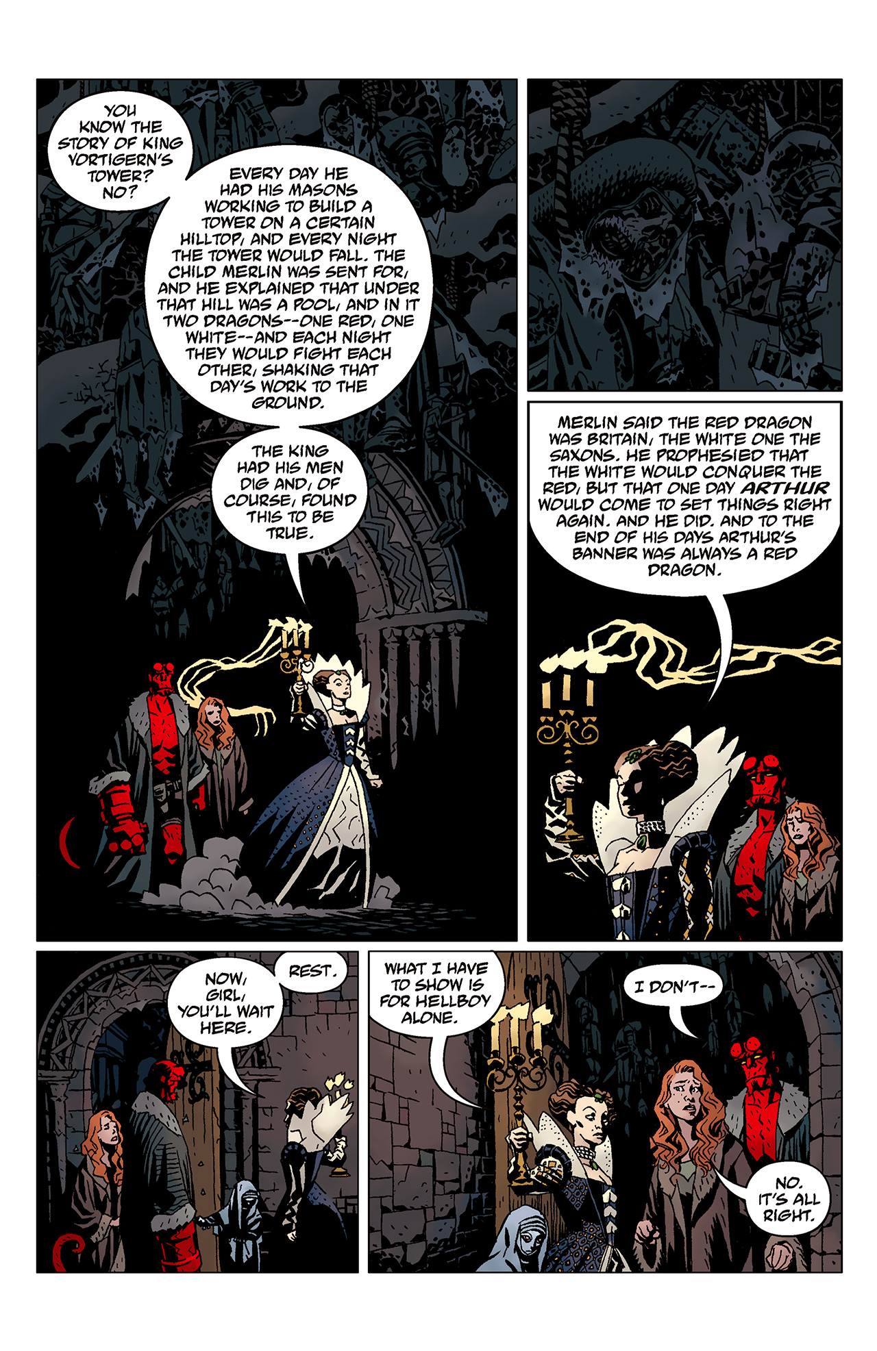 Read online Hellboy: The Wild Hunt comic -  Issue #6 - 10