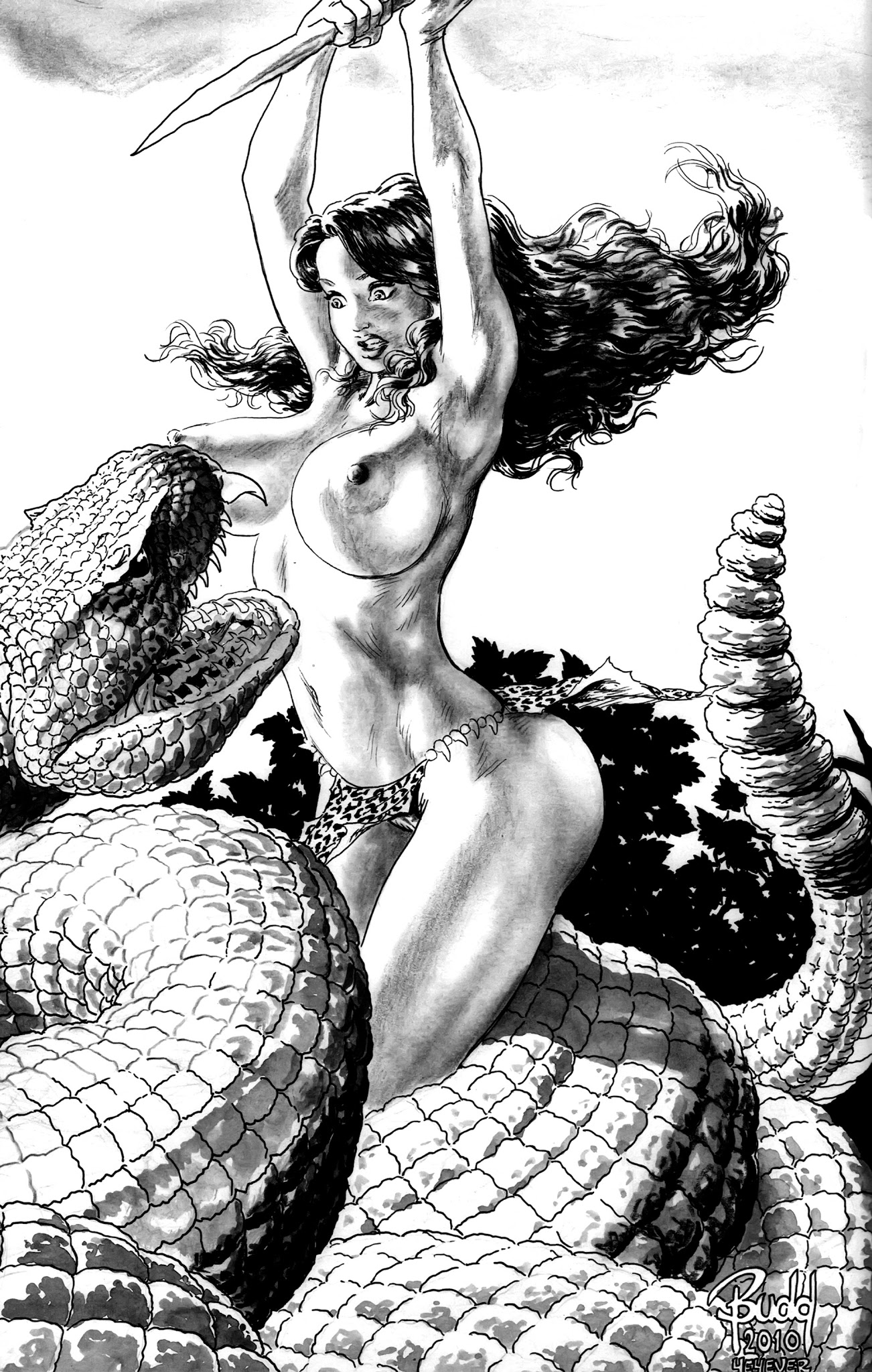 Read online Cavewoman: Prehistoric Pinups comic -  Issue #7 - 6