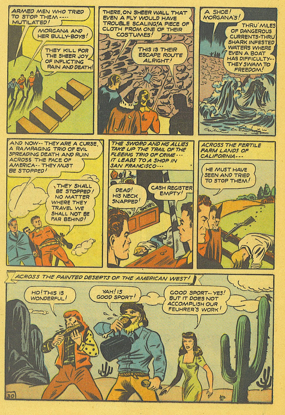 Read online Super-Mystery Comics comic -  Issue #21 - 31