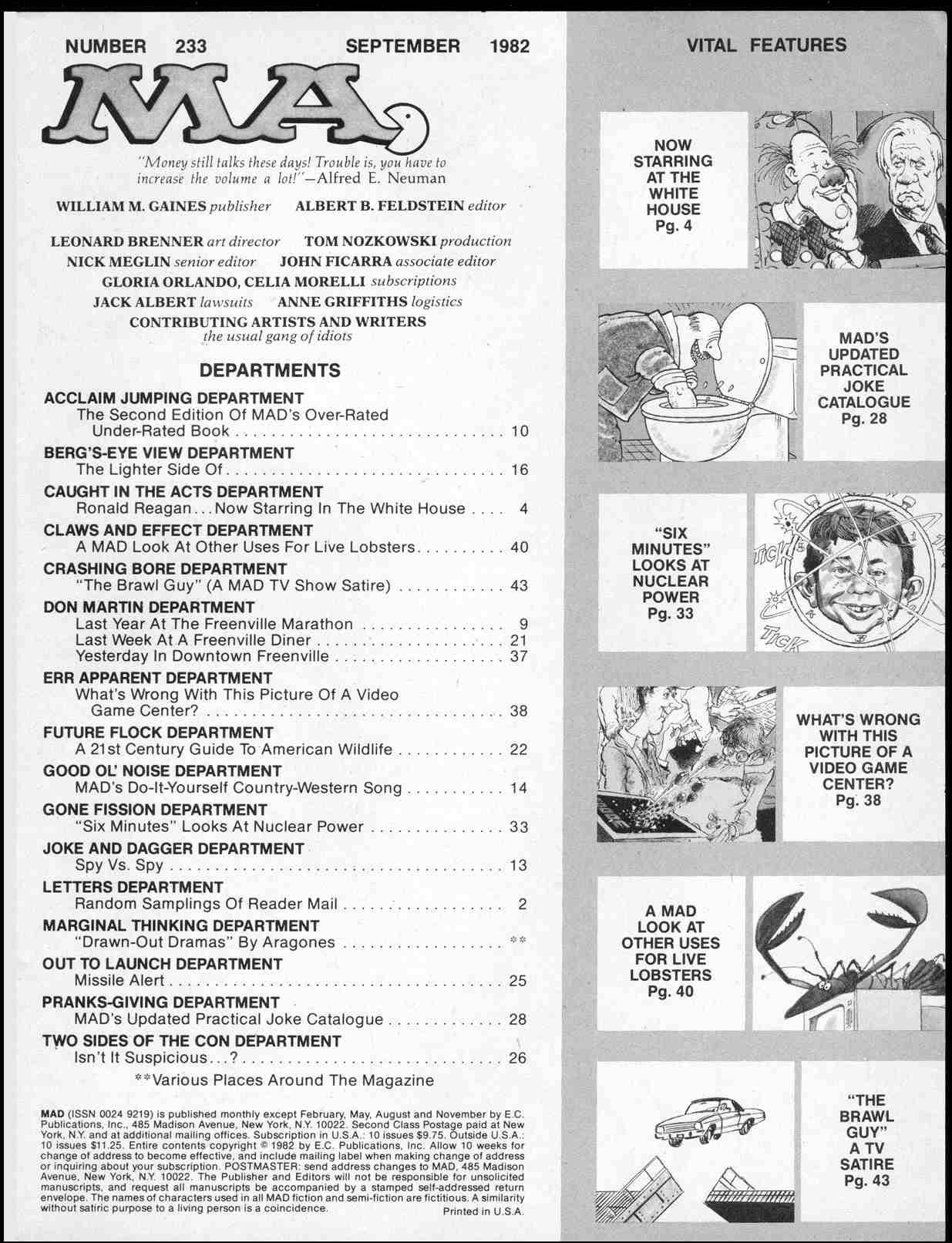 Read online MAD comic -  Issue #233 - 3