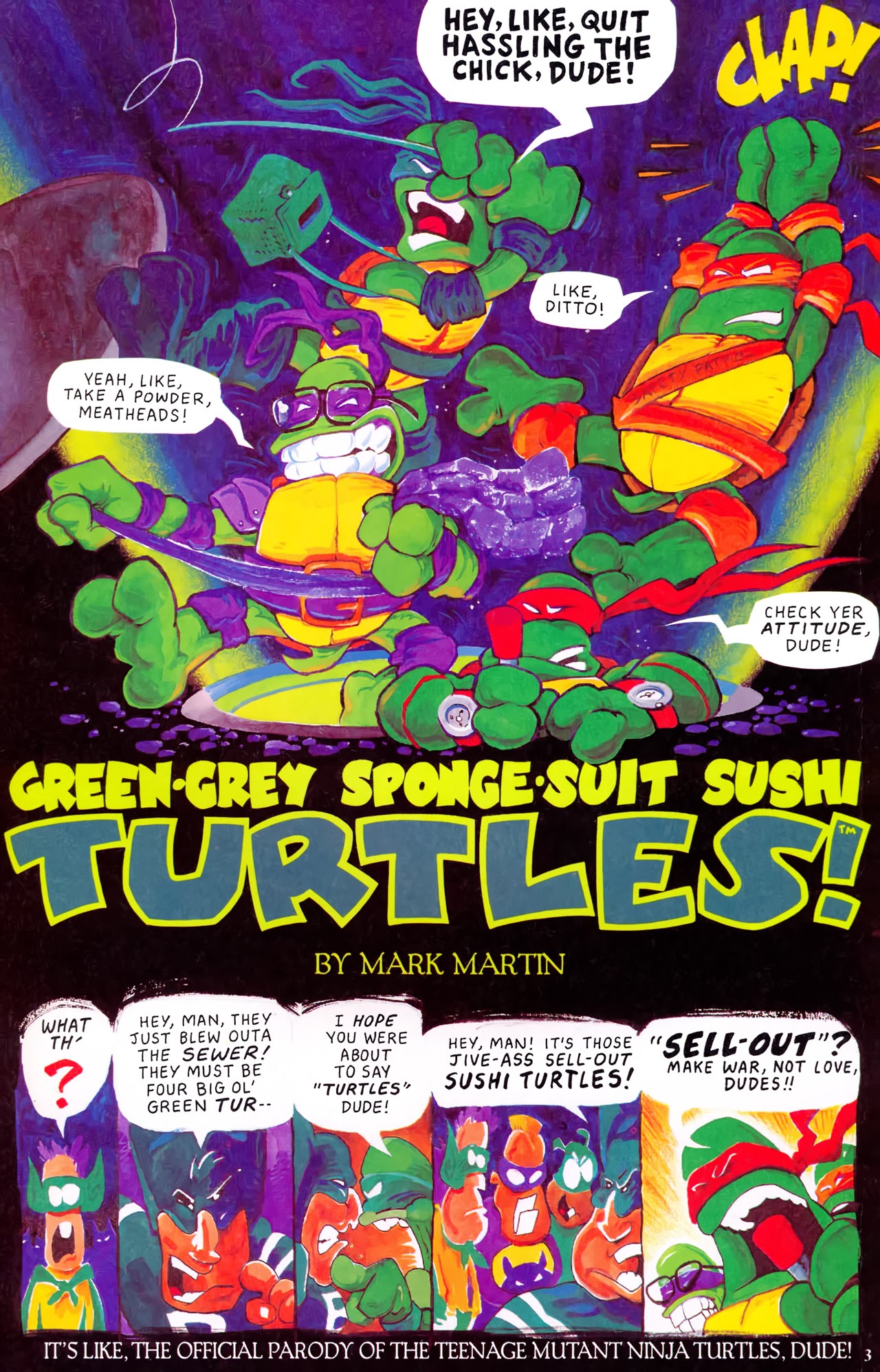 Read online Green-Grey Sponge-Suit Sushi Turtles comic -  Issue # Full - 5