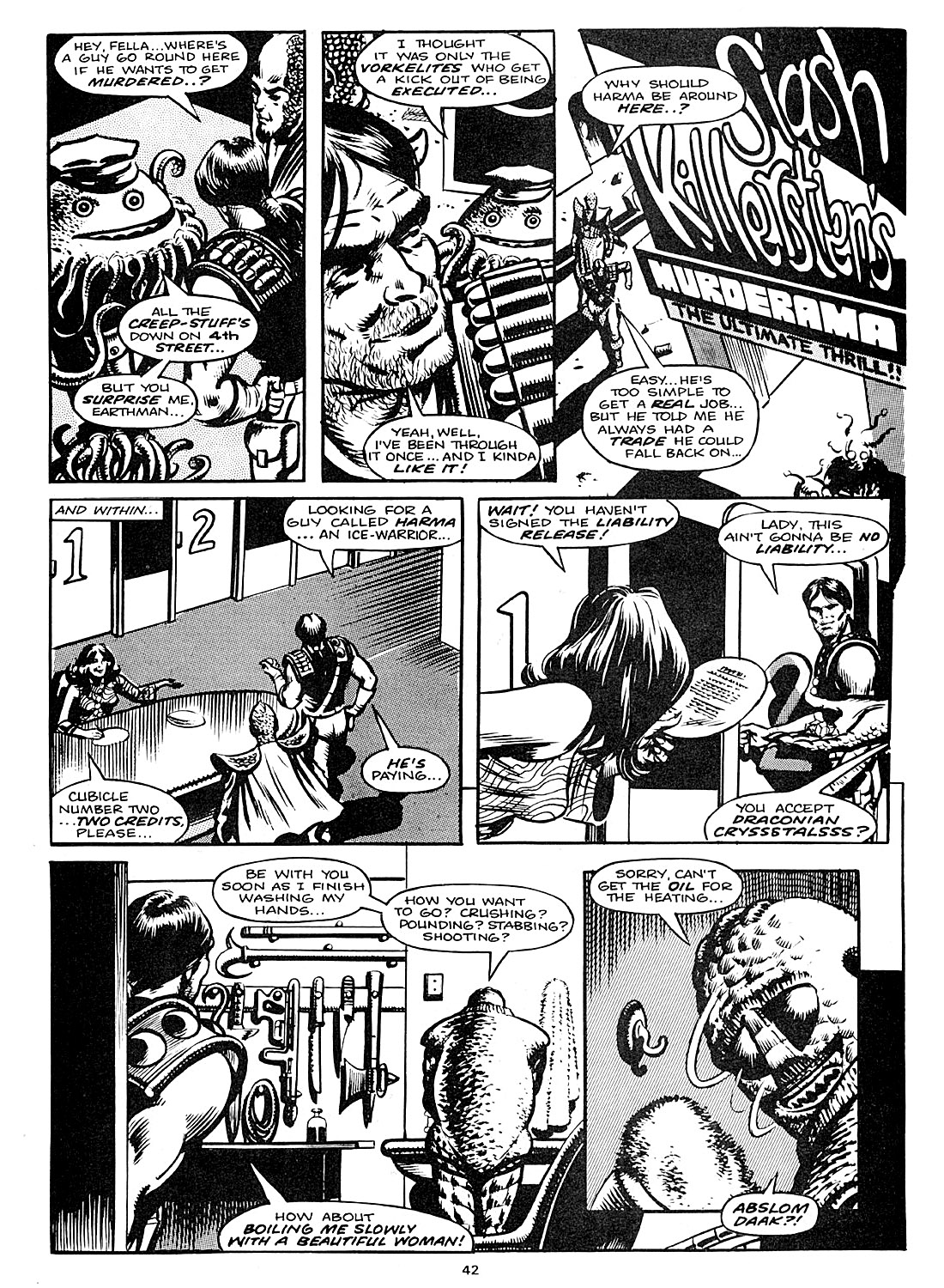 Read online Marvel Graphic Novel comic -  Issue #4 Abslom Daak, Dalek Killer - 41