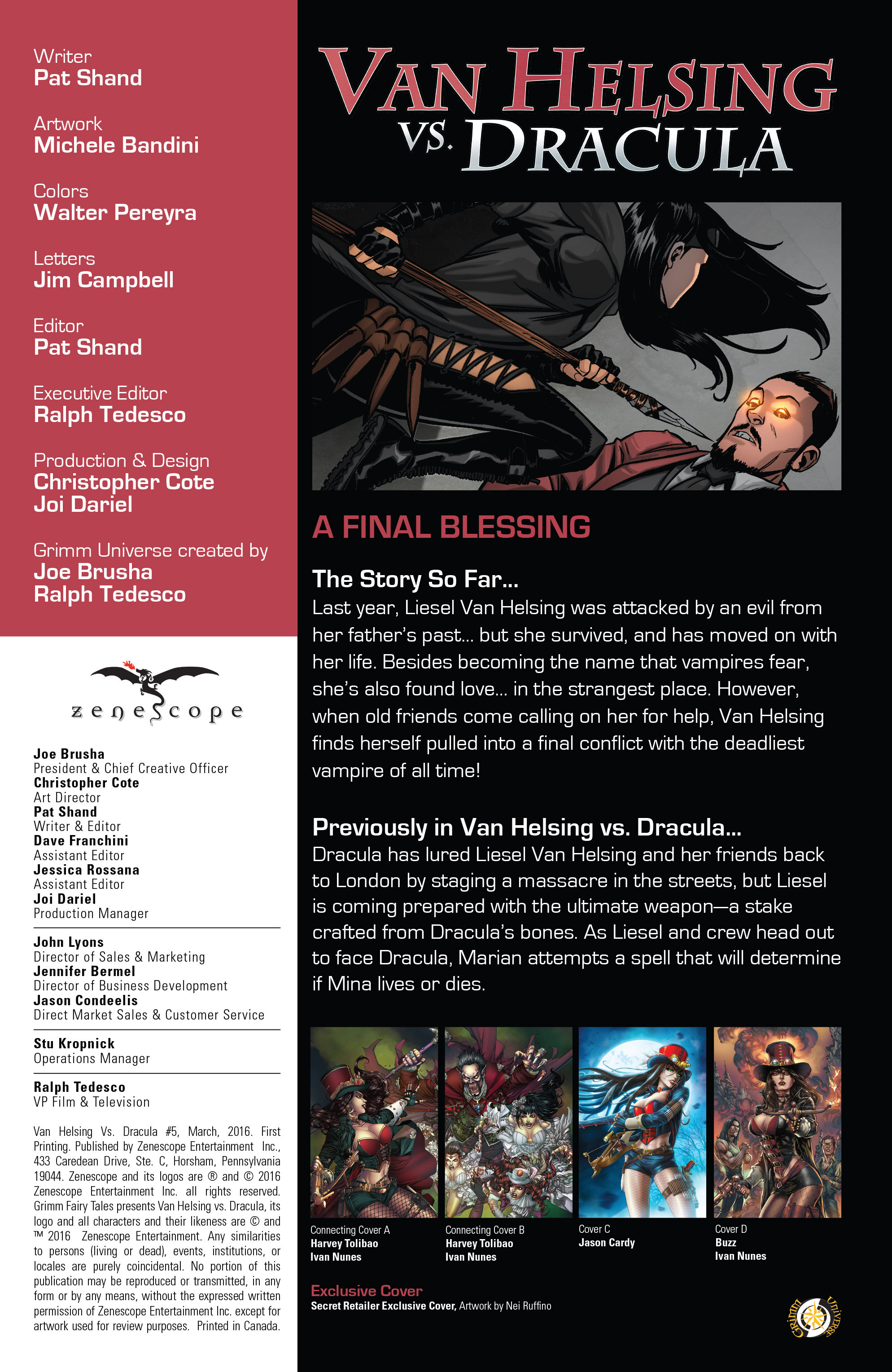 Read online Grimm Fairy Tales presents Van Helsing vs. Dracula comic -  Issue #5 - 2