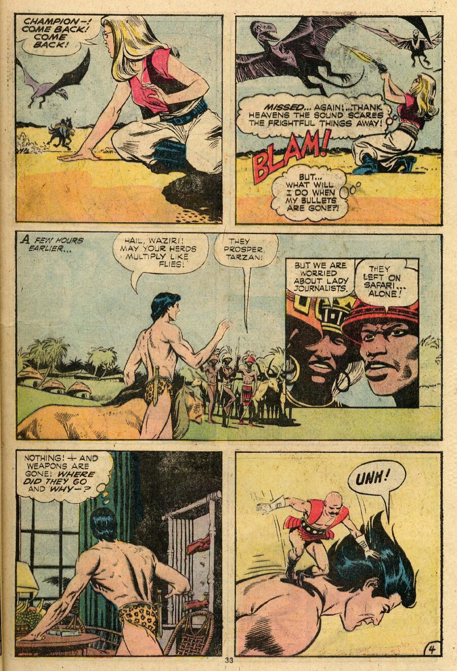 Read online Tarzan (1972) comic -  Issue #231 - 34