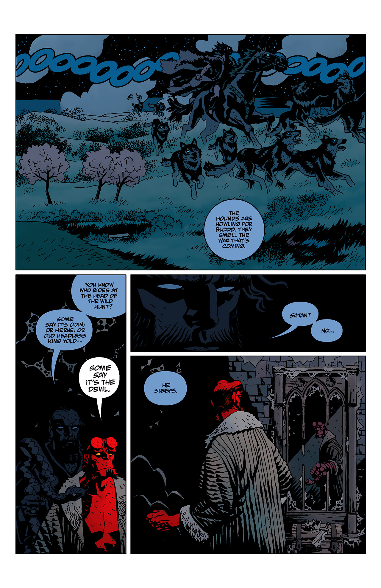 Read online Hellboy: The Wild Hunt comic -  Issue #7 - 11