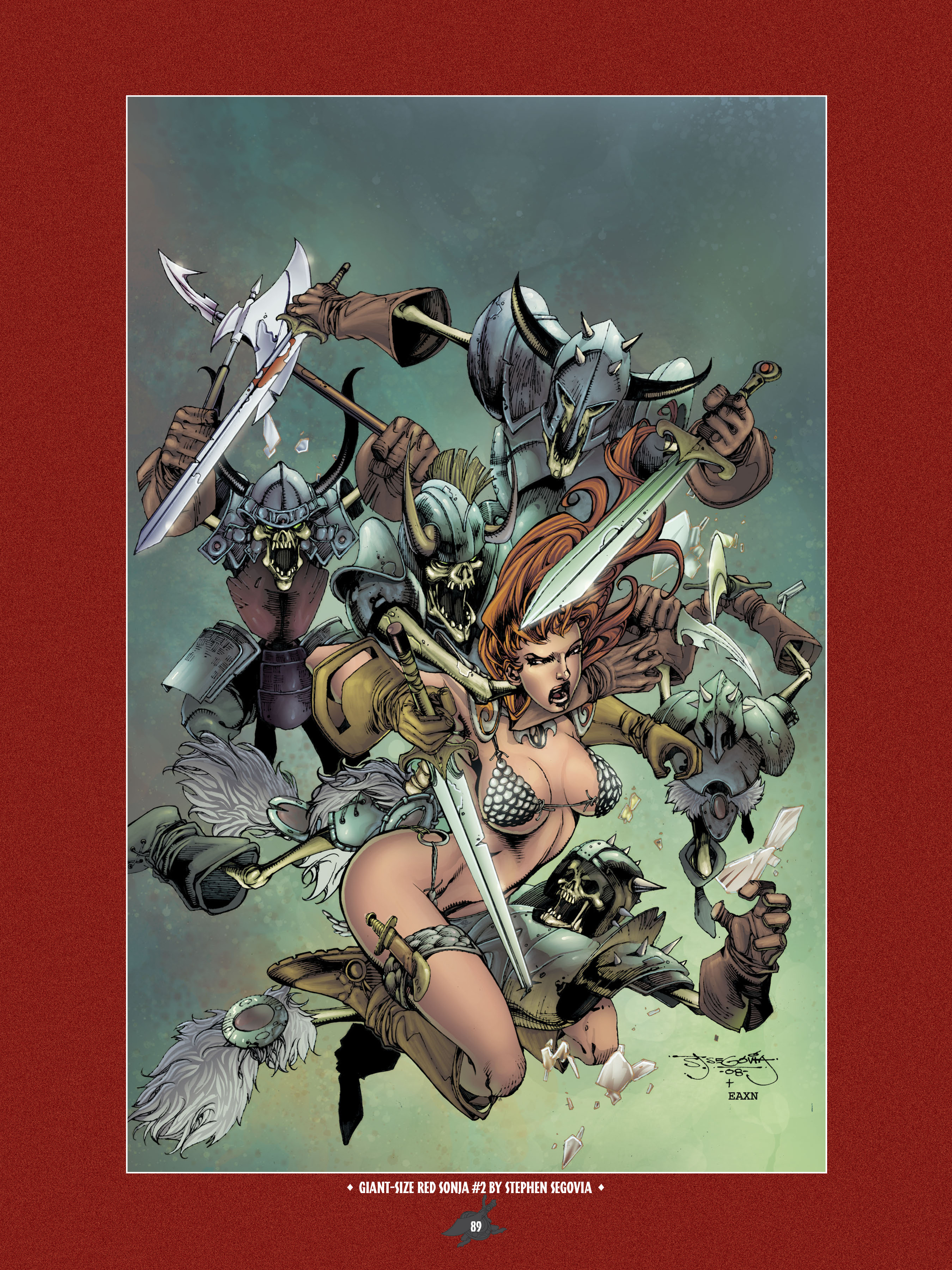 Read online The Art of Red Sonja comic -  Issue # TPB 1 (Part 1) - 88