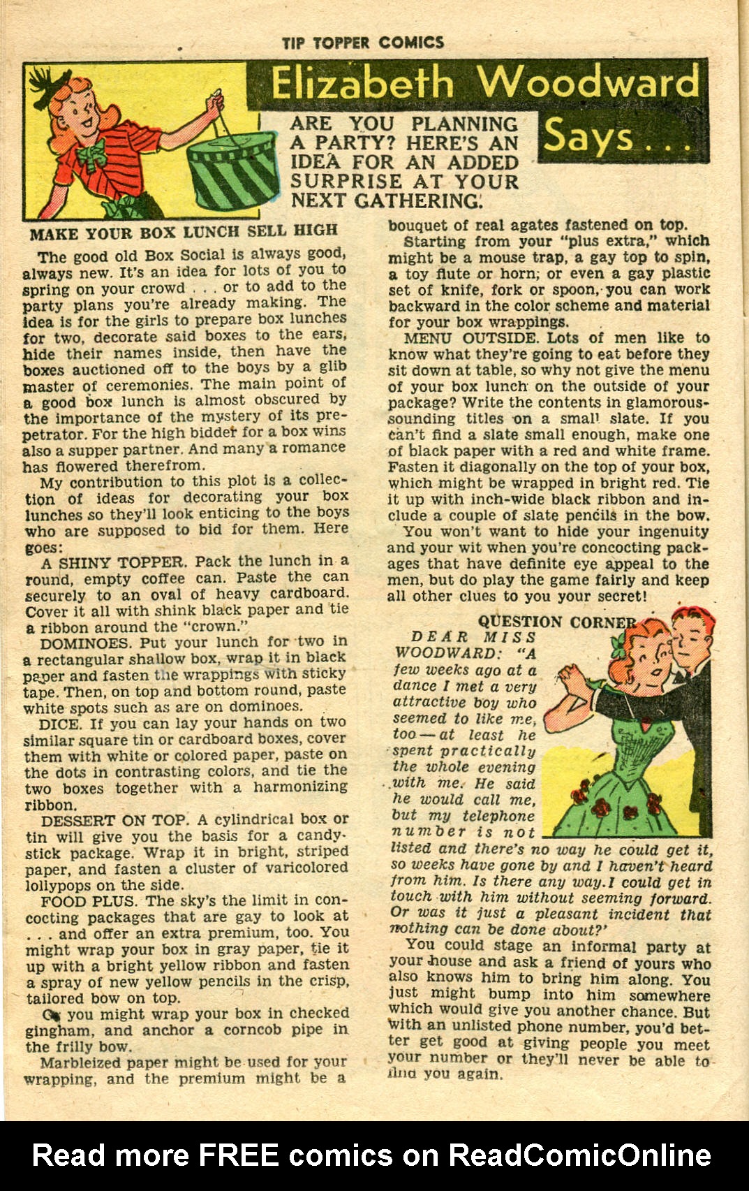 Read online Tip Topper Comics comic -  Issue #5 - 12