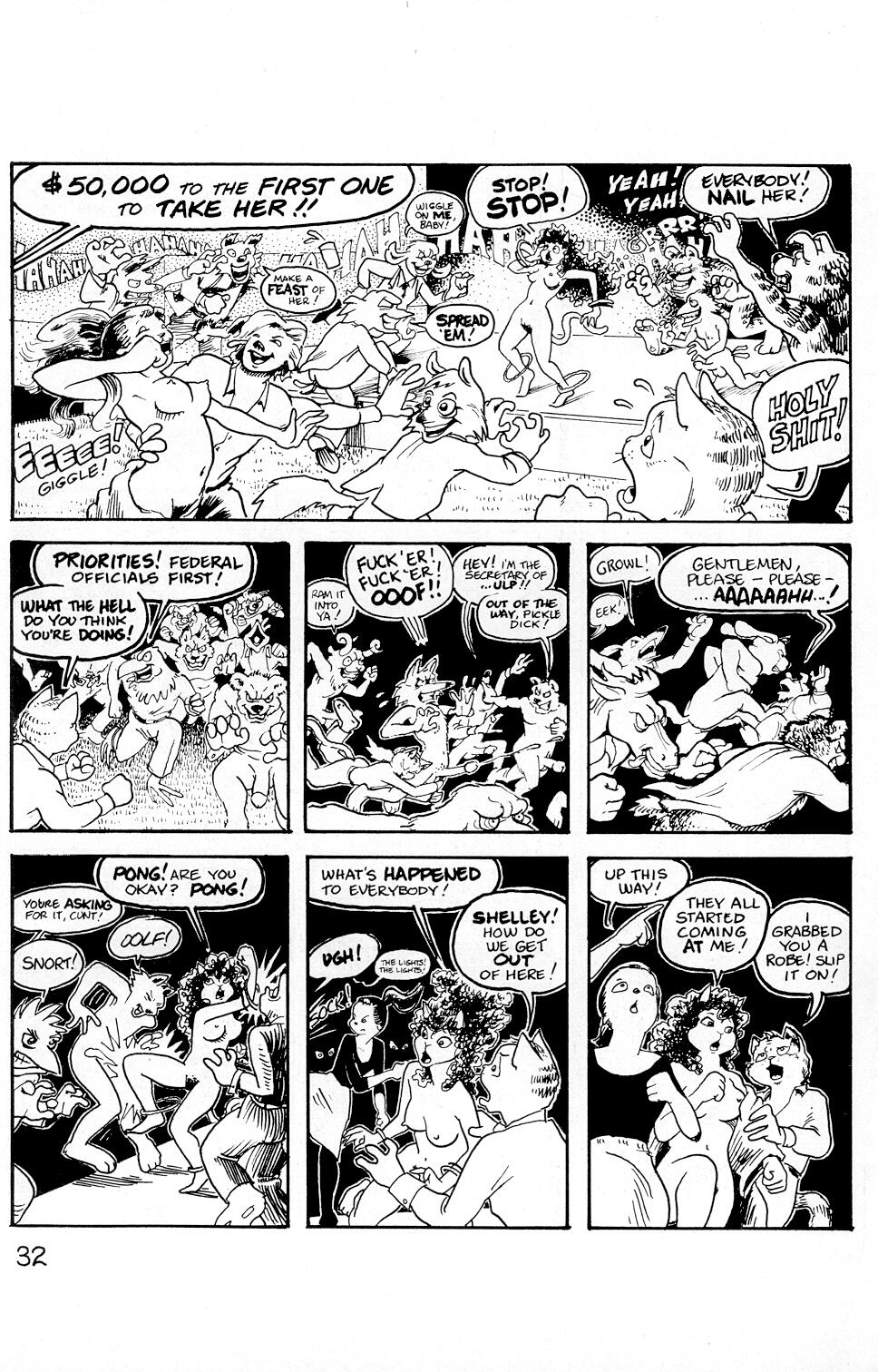 Omaha the Cat Dancer (1986) issue 0 - Page 34