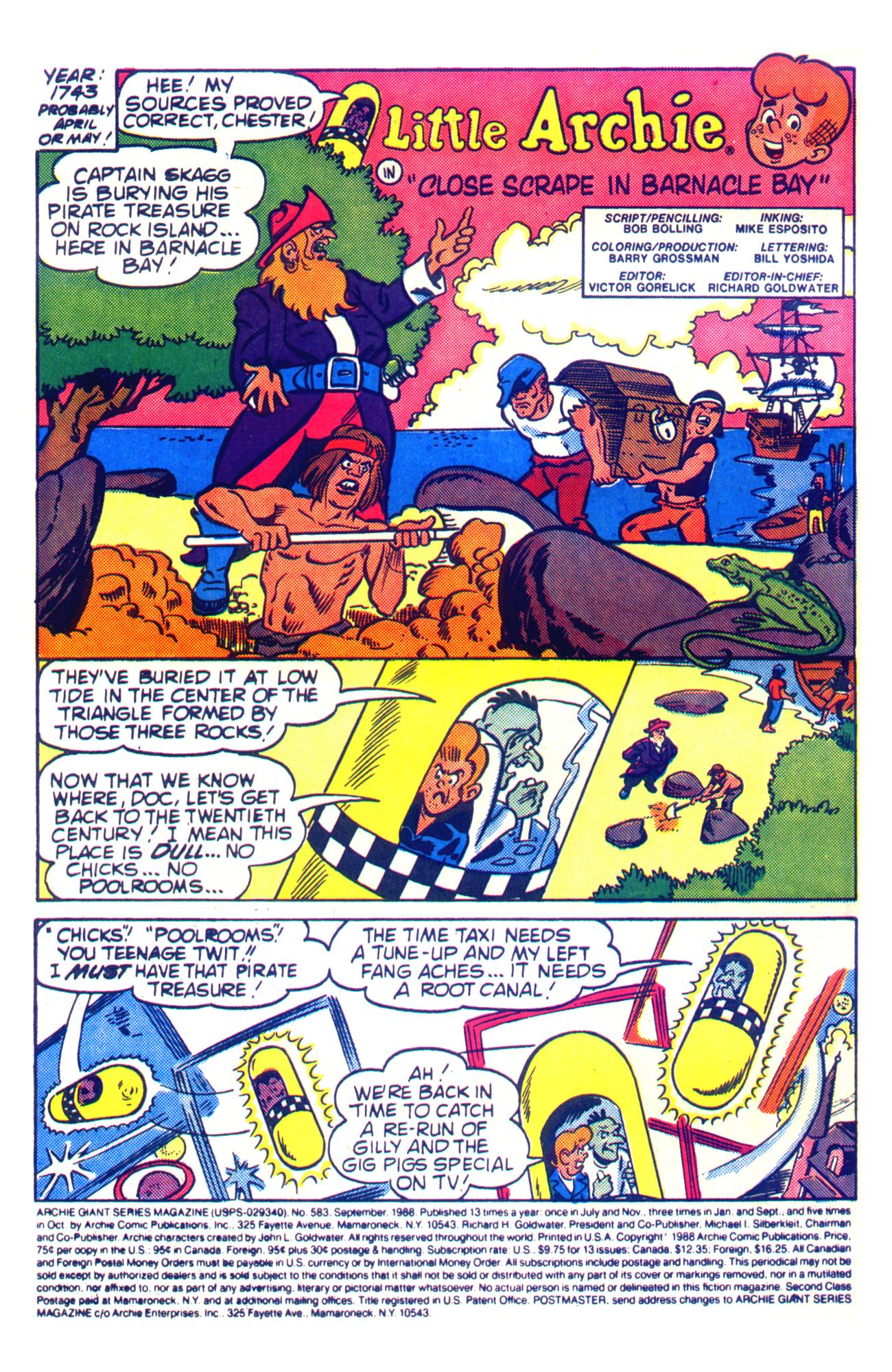Read online Archie Giant Series Magazine comic -  Issue #583 - 3