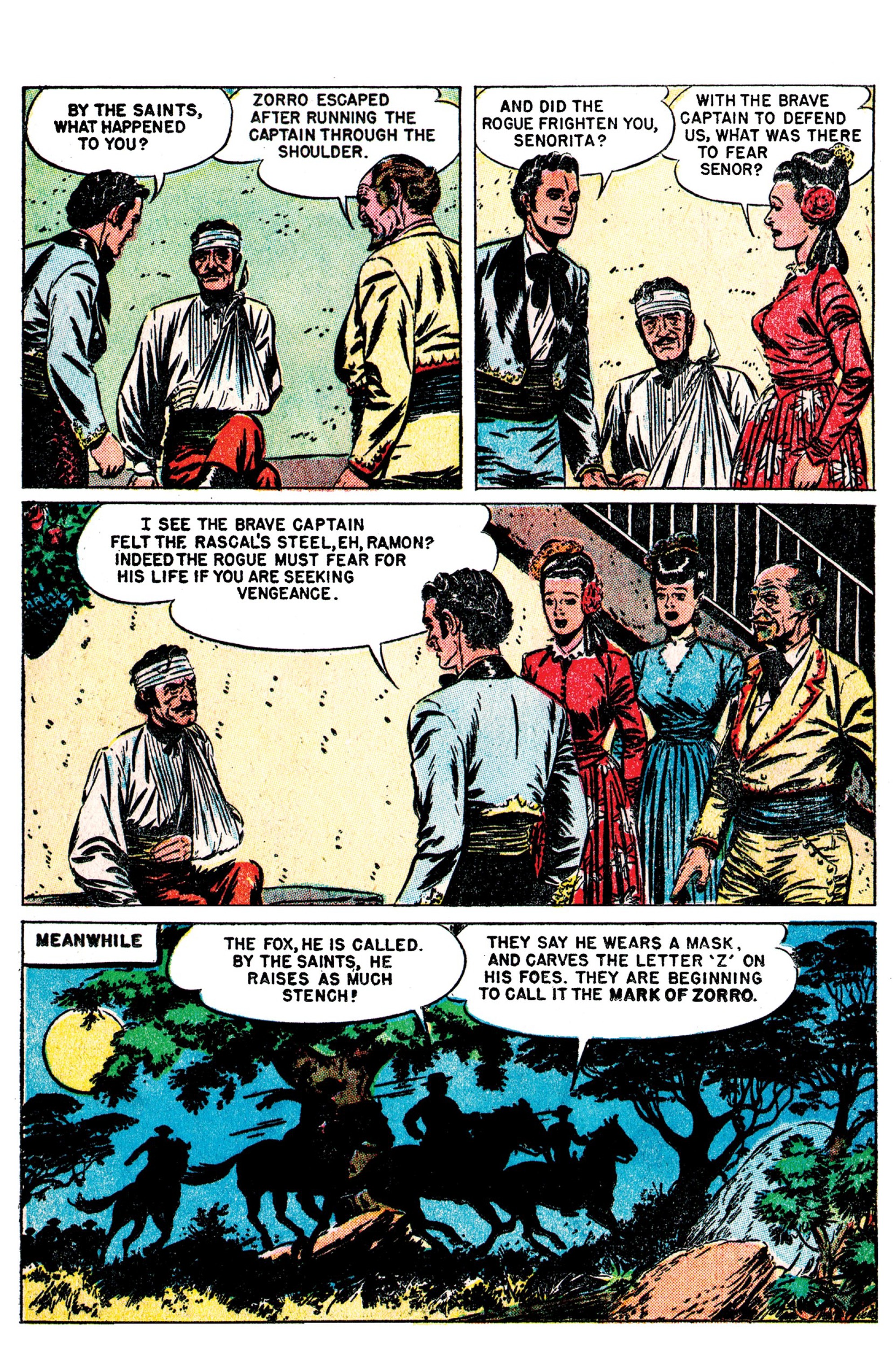 Read online AM Archives: The Mark of Zorro #1 1949 Dell Edition comic -  Issue #1 1949 Dell Edition Full - 12