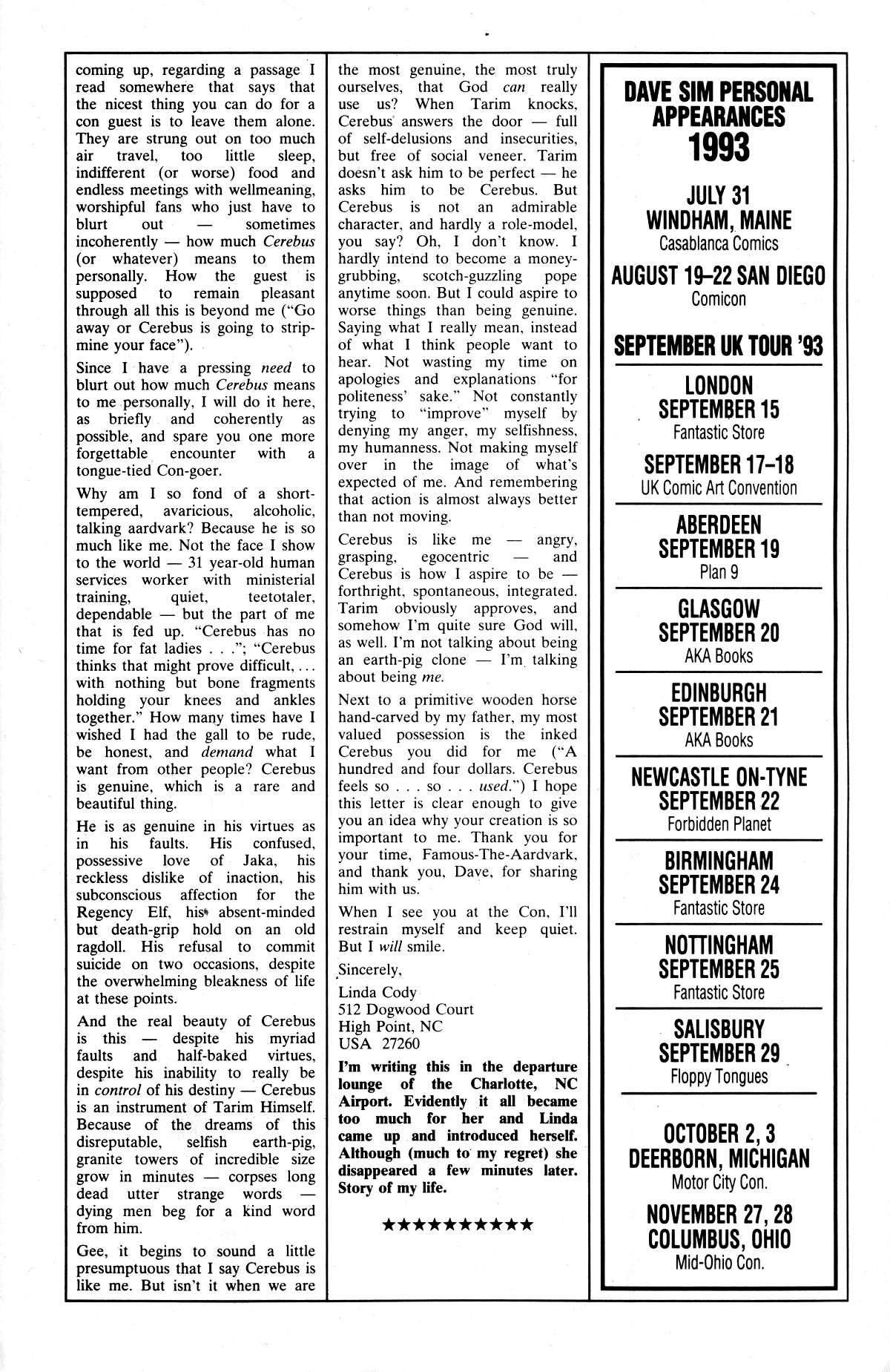Read online Cerebus comic -  Issue #172 - 28