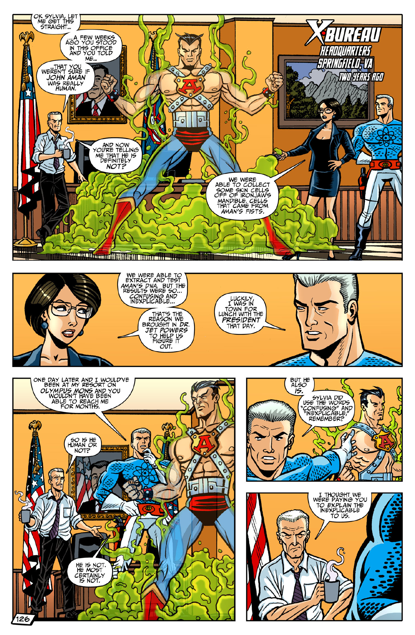 Read online John Aman Amazing Man comic -  Issue #6 - 12
