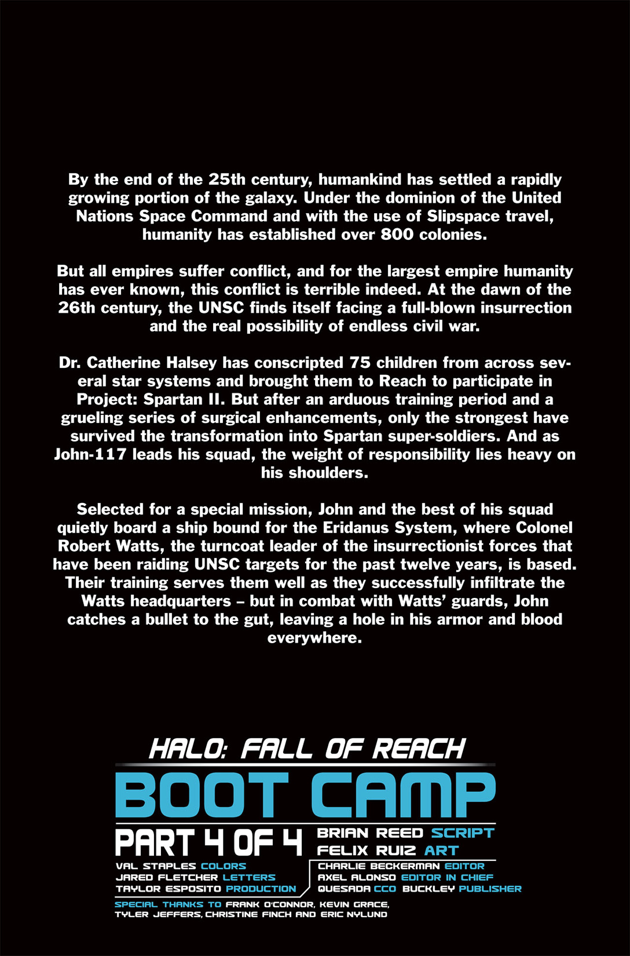 Read online Halo: Fall Of Reach - Boot Camp comic -  Issue # Full - 83