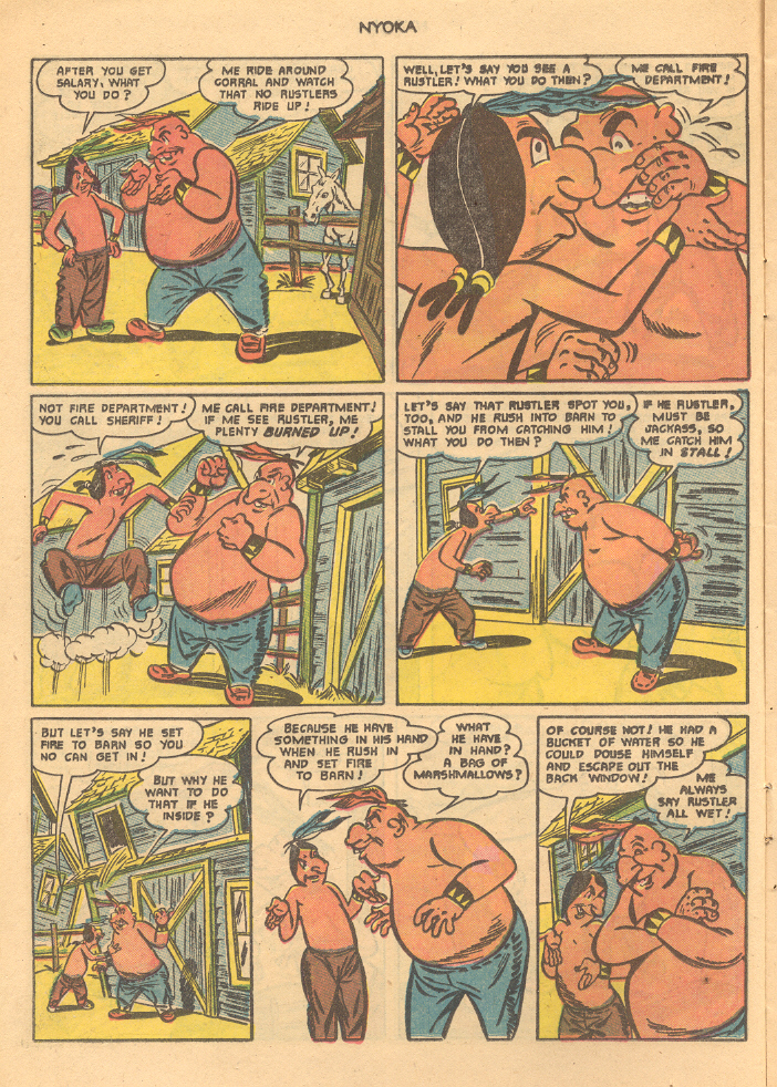 Read online Nyoka the Jungle Girl (1945) comic -  Issue #55 - 14