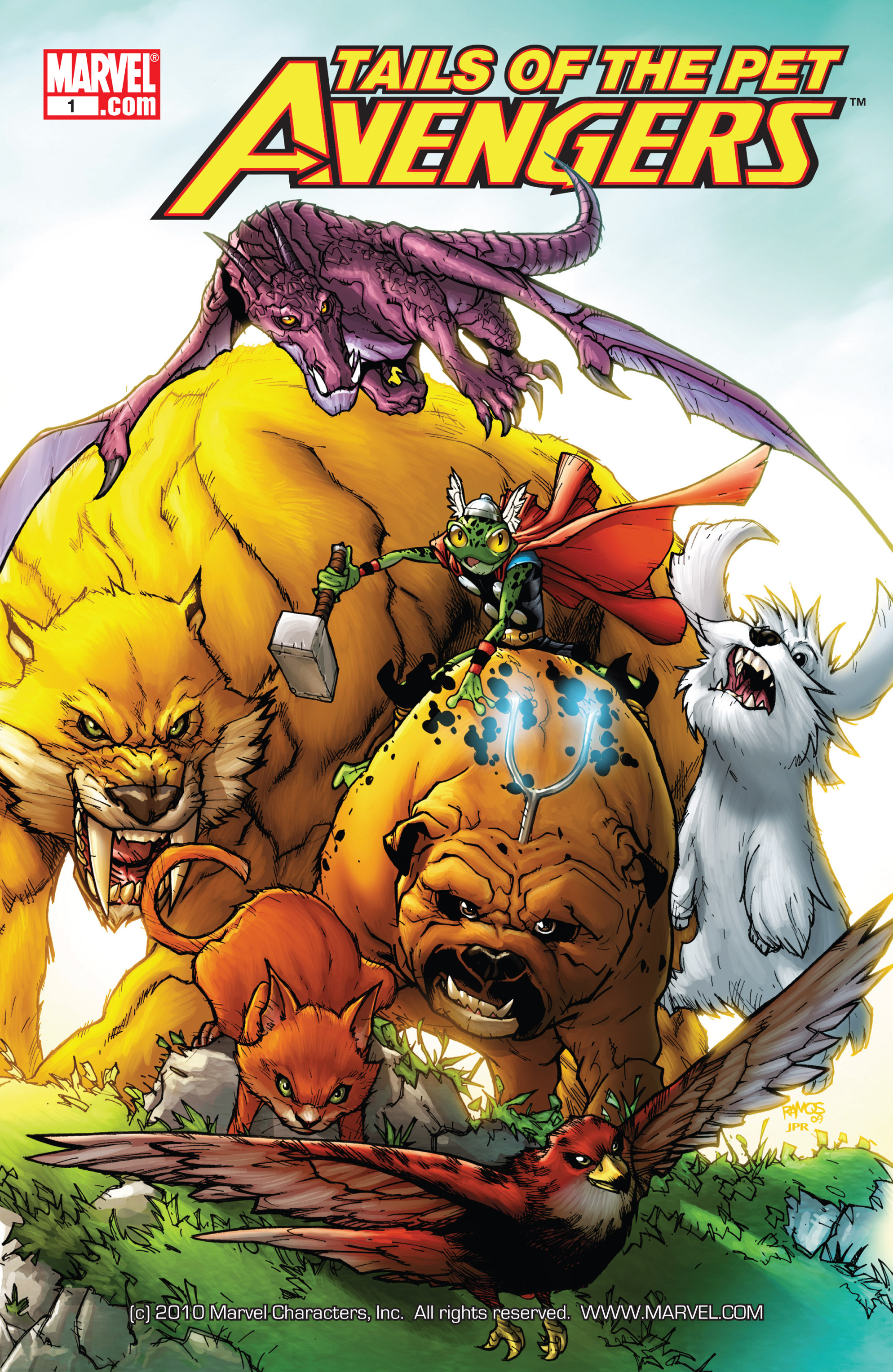 Read online Tails of the Pet Avengers (2010) comic -  Issue # Full - 1