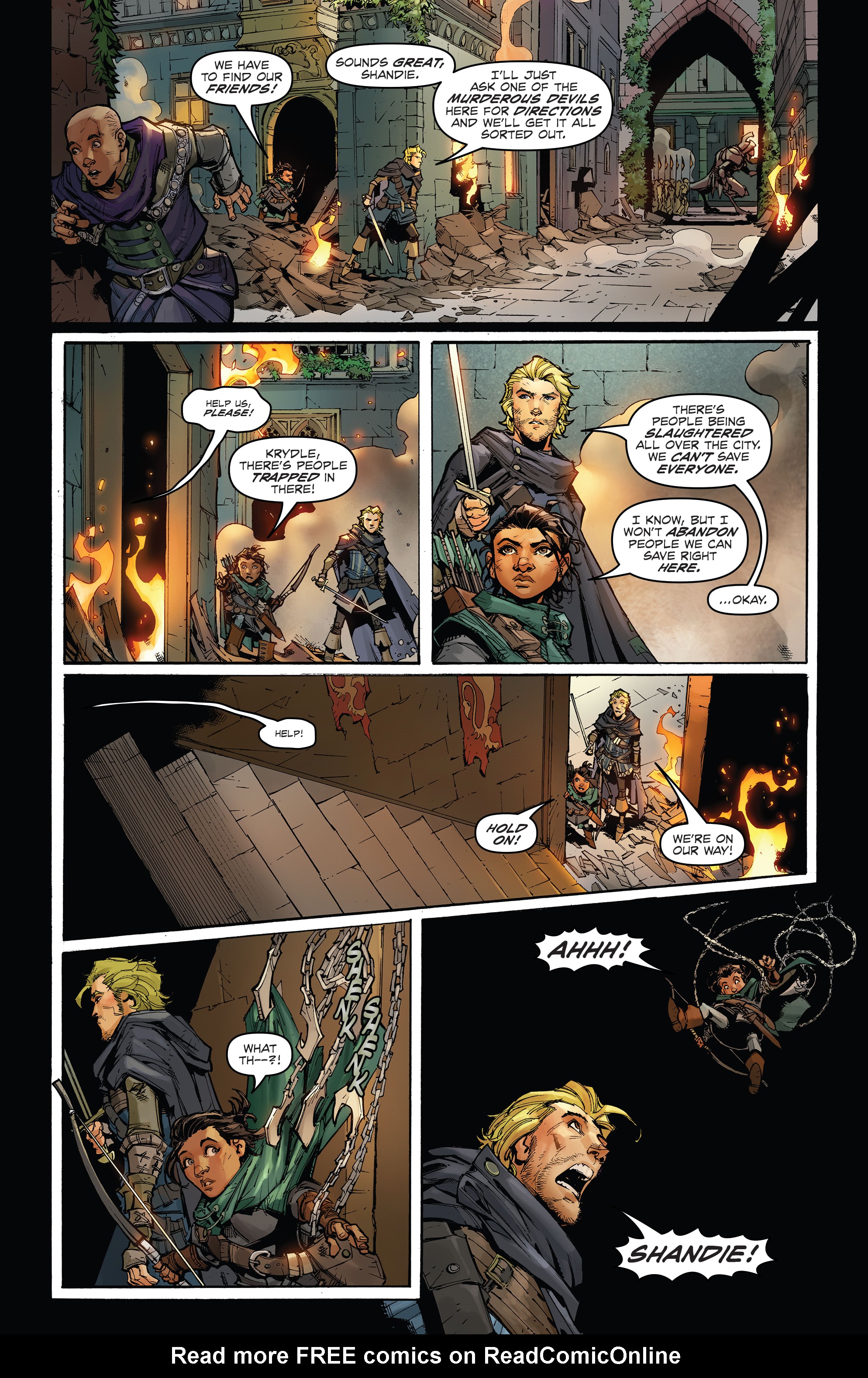 Read online Dungeons & Dragons: Infernal Tides comic -  Issue #3 - 18