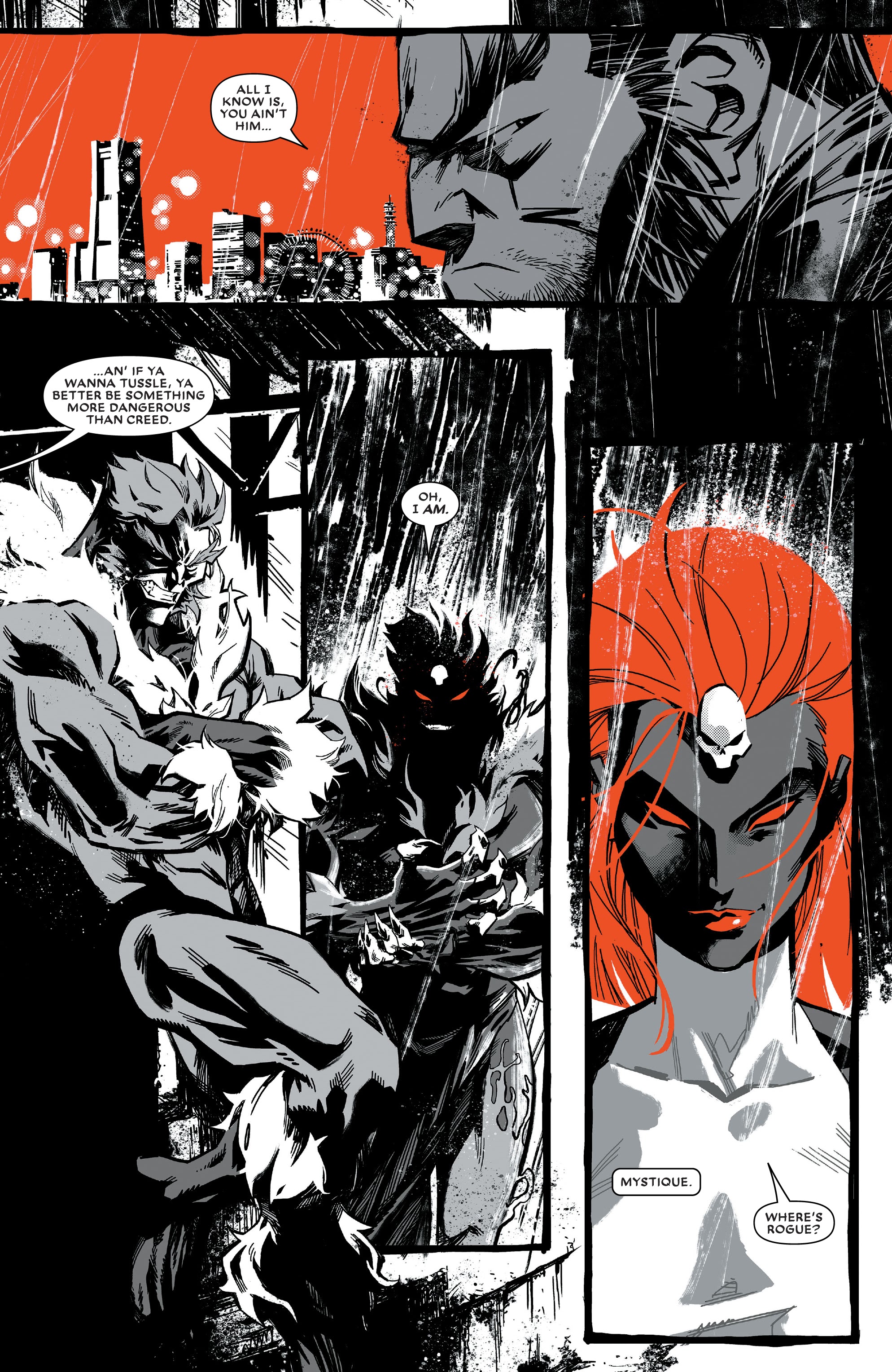 Read online Wolverine: Black, White & Blood comic -  Issue #4 - 4