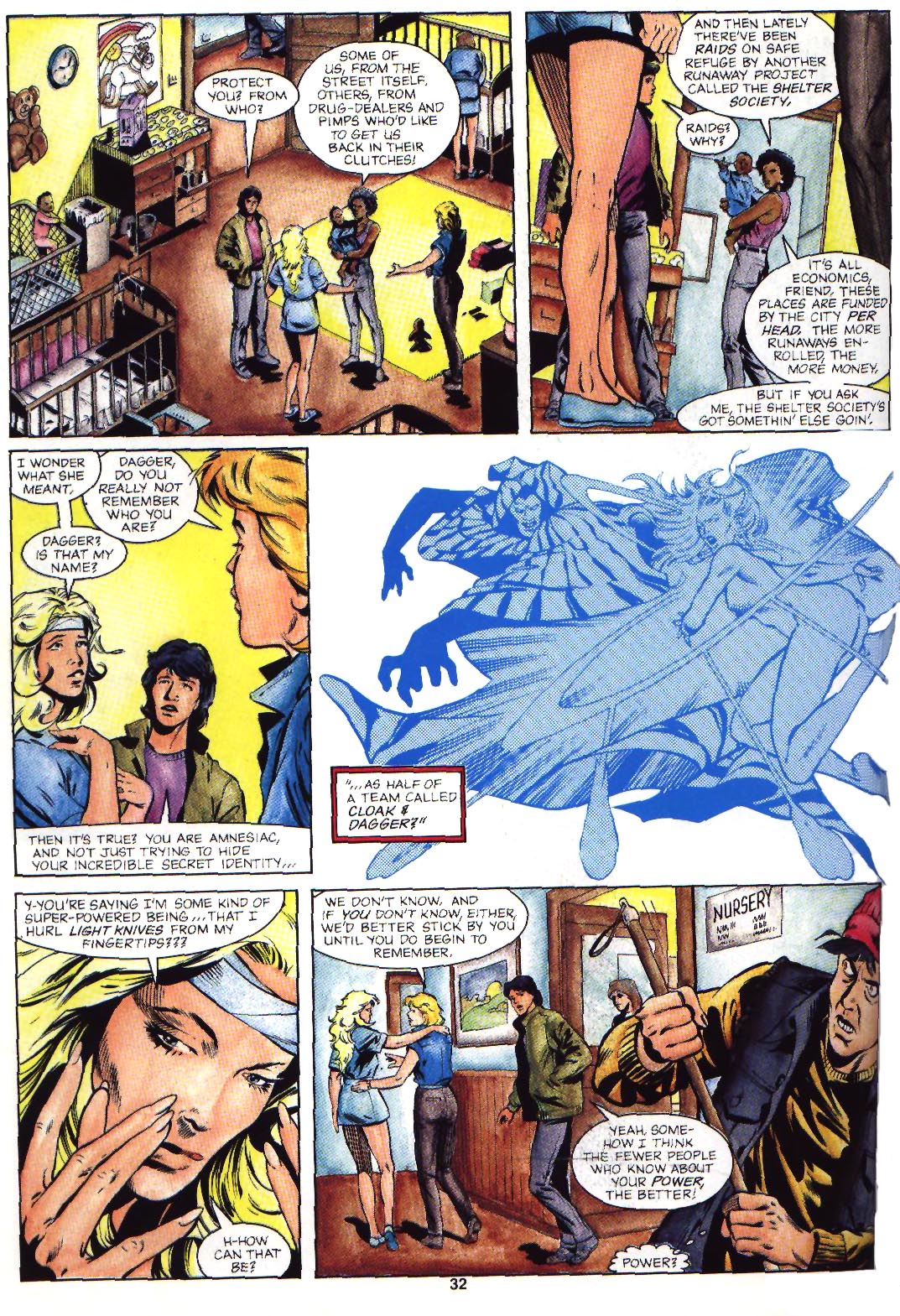 Read online Marvel Graphic Novel comic -  Issue #56 - Cloak & Dagger and Power Pack - 33