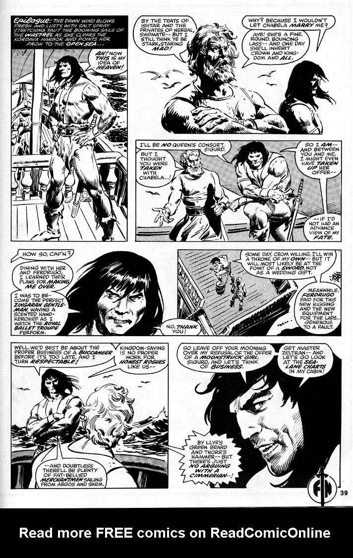 Read online The Savage Sword Of Conan comic -  Issue #43 - 39